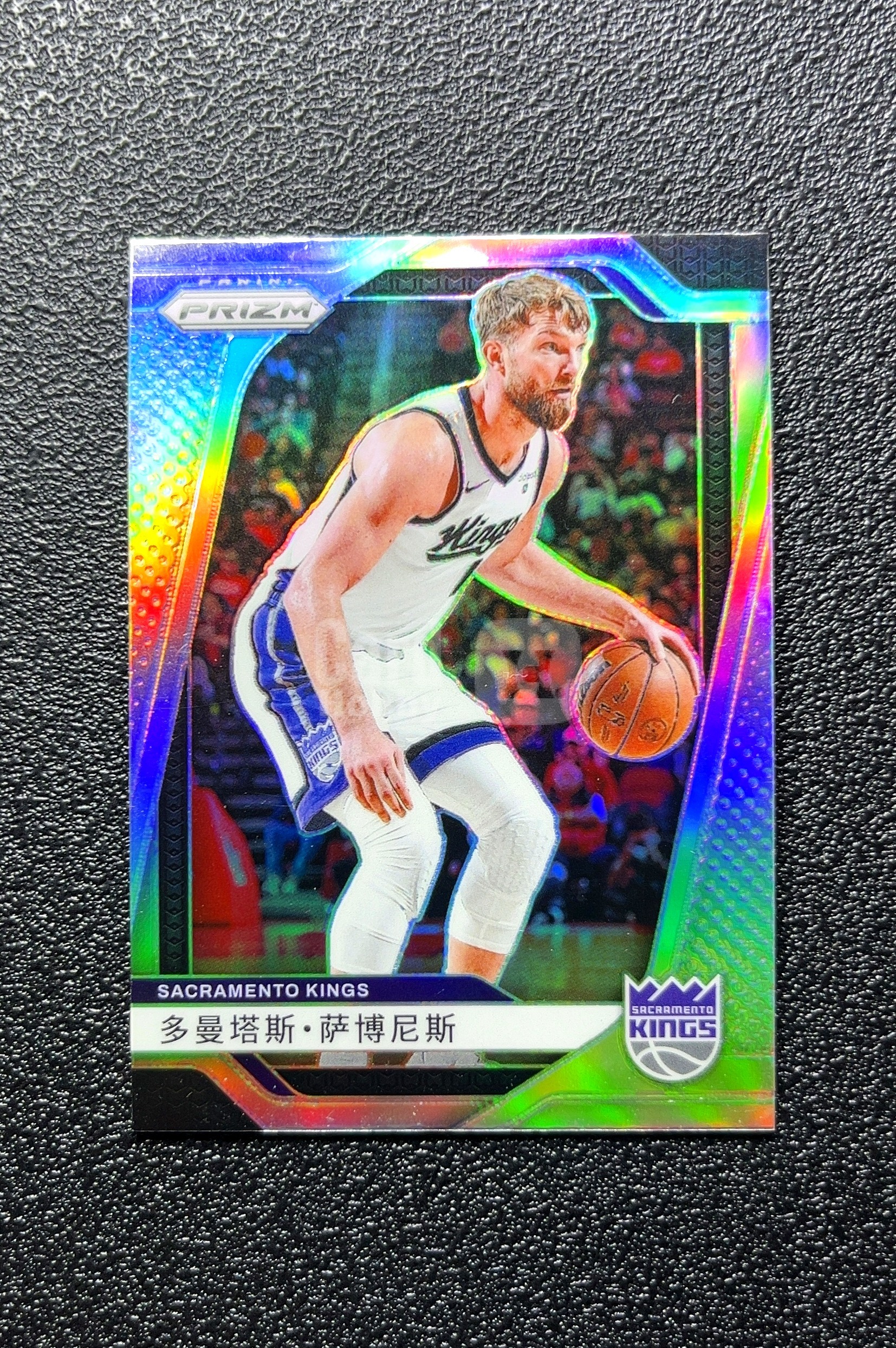 【小白1%代卖】2024-25 Panini Prizm Domantas Sabonis 多曼塔斯·萨博尼斯 银折 折射 卡品如图 高价值 #86 Sacramento Kings 0712