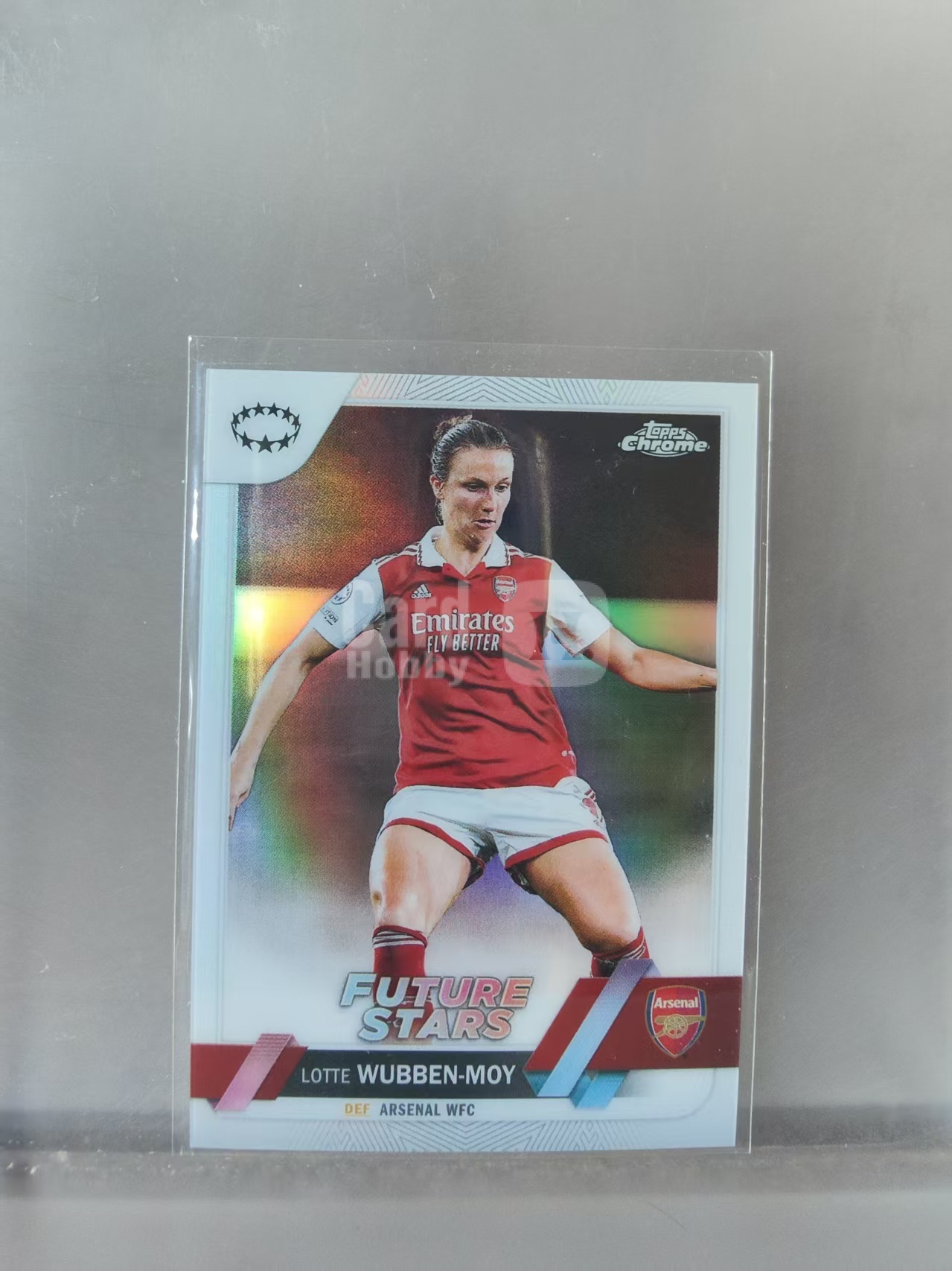 2023 Topps Chrome Lotte Wubben Moy 伍本·摩伊 阿森纳  女足 银折 欧冠 卡品如图 N08B