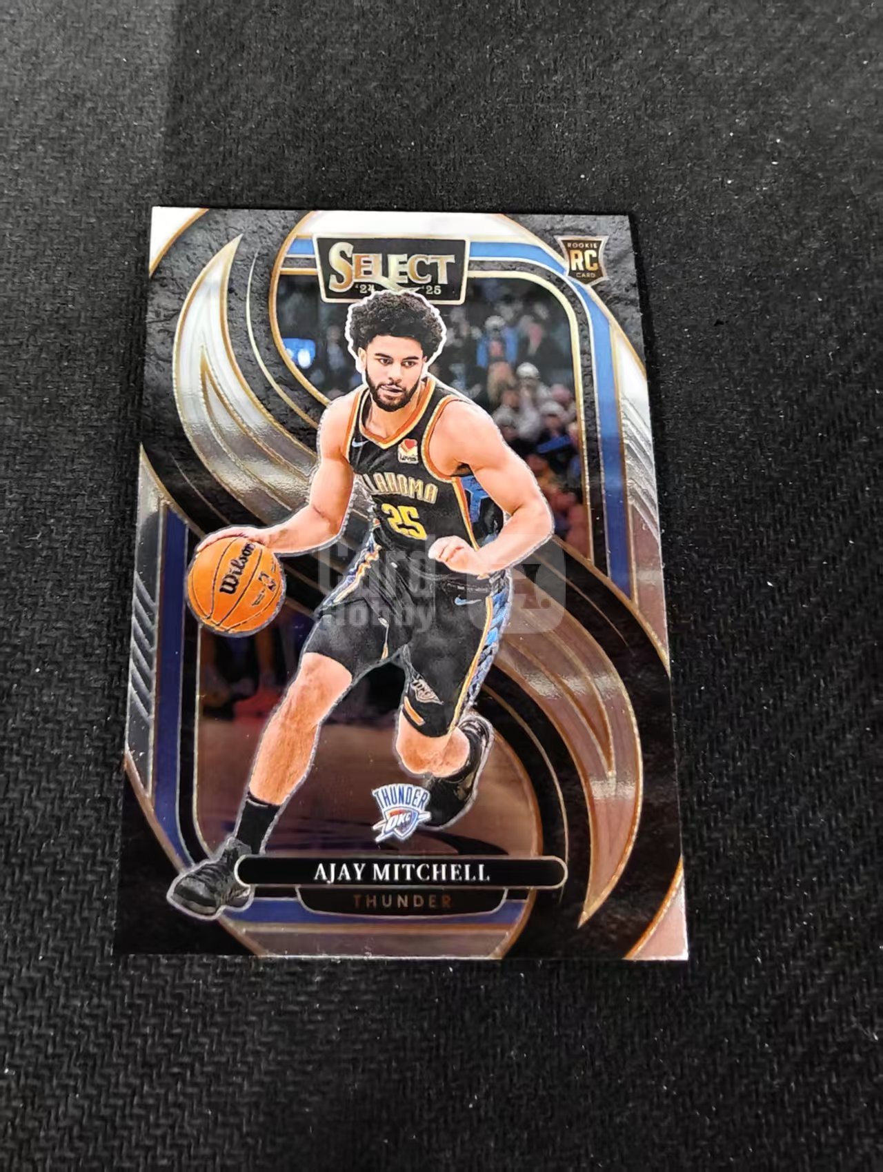 【可合并，不累计】2024-25 Panini Select ajay mitchell 雷霆 阿贾伊 米切尔 rc 新秀 二级 划痕 边角瑕疵 #194