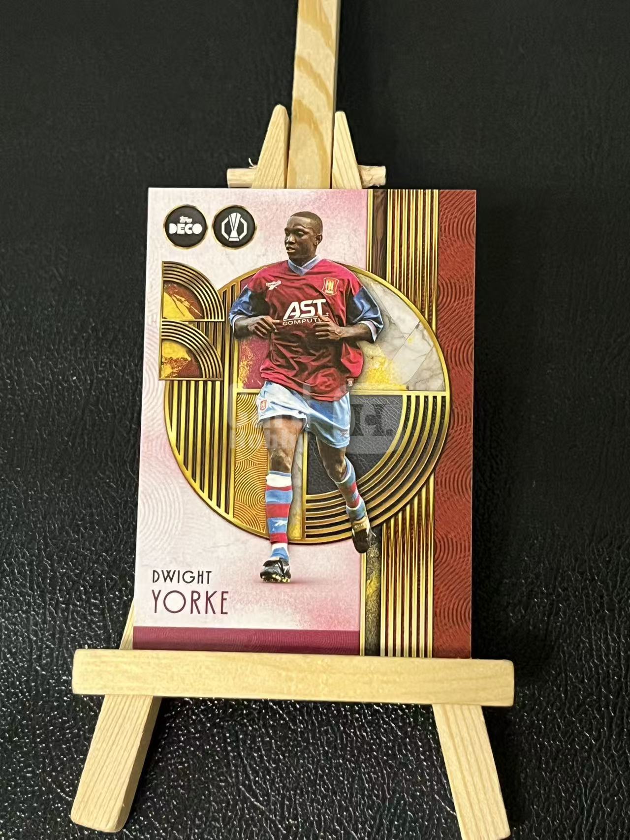 2025 Topps UEFA Dwight Yorke 德怀特 约克 特卡 阿斯顿维拉 欧冠 deco 实卡精美 卡品如图 LA-3
