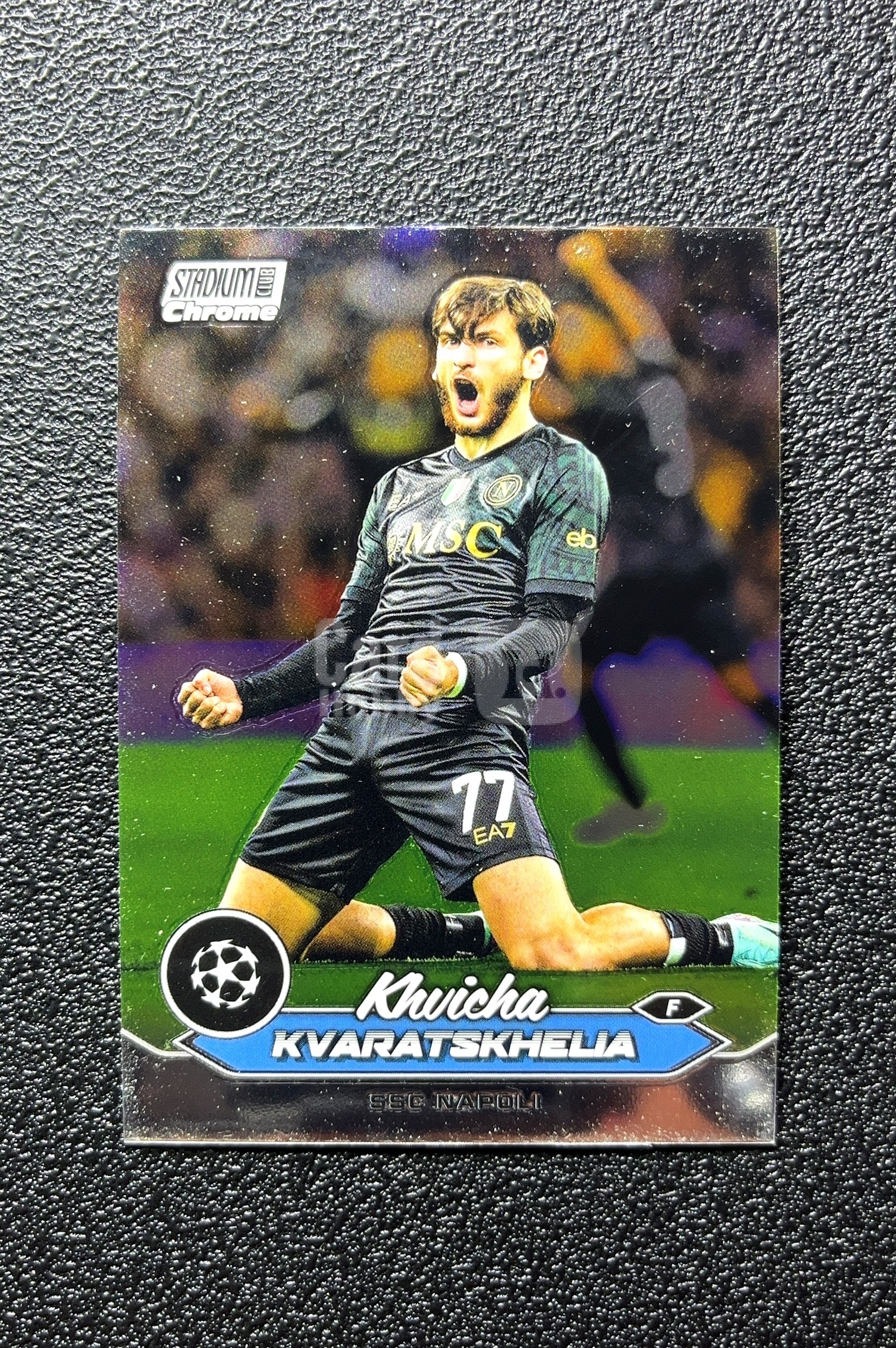 【小白1%代卖】2024 Topps Stadium Club Chrome Khvicha Kvaratskhelia 克维查·卡瓦塔什维利 卡品如图 高价值 #77 SSC 0806