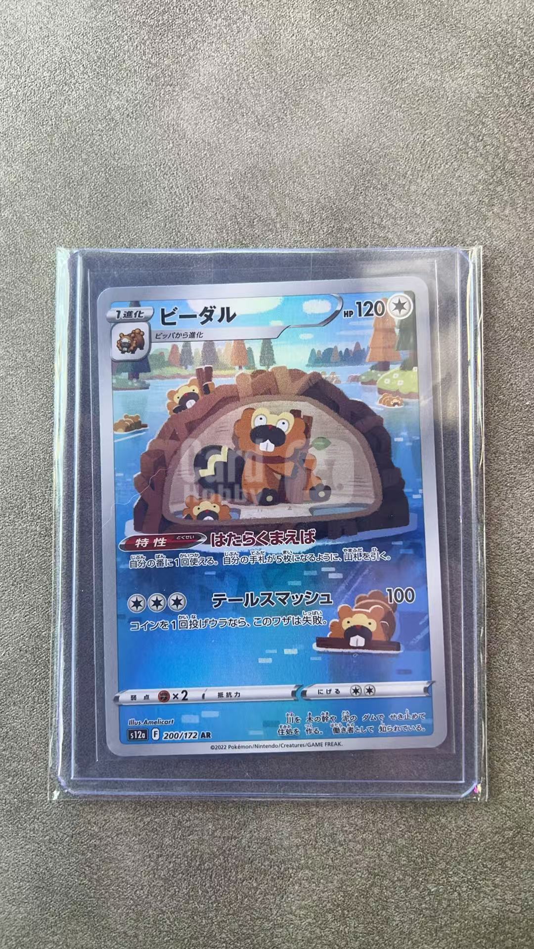 4048【330球星卡实体店代卖】2022 Pokemon TCG 宝可梦 日版 s12a 天地万物 大尾狸 200/172 AR 小手绘 仅顺丰寄付(ZHS)