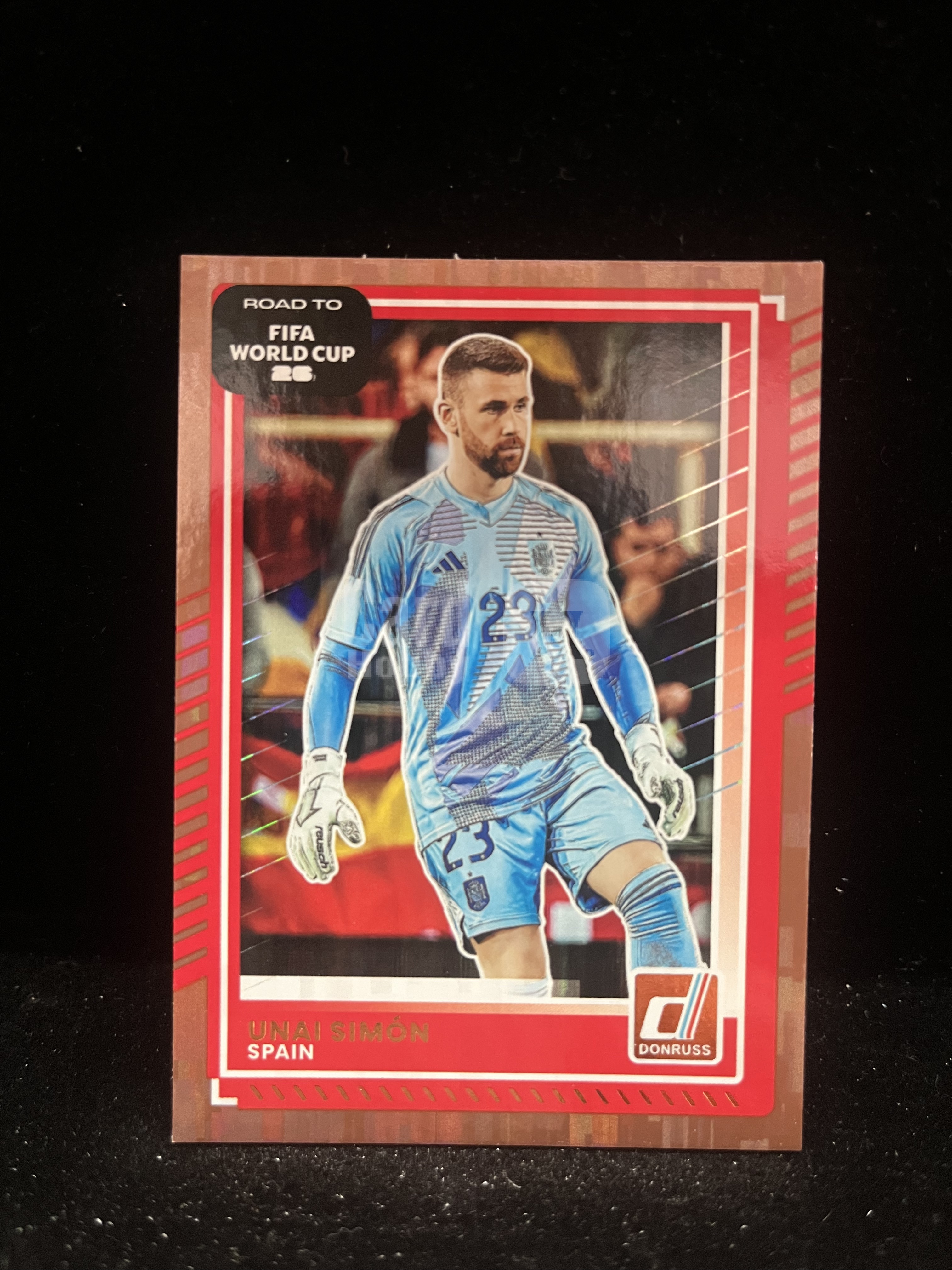 免费代拍 2025 Donruss FIFA World Cup 乌奈·西蒙 Unai Simon 折射 卡品如图#G837