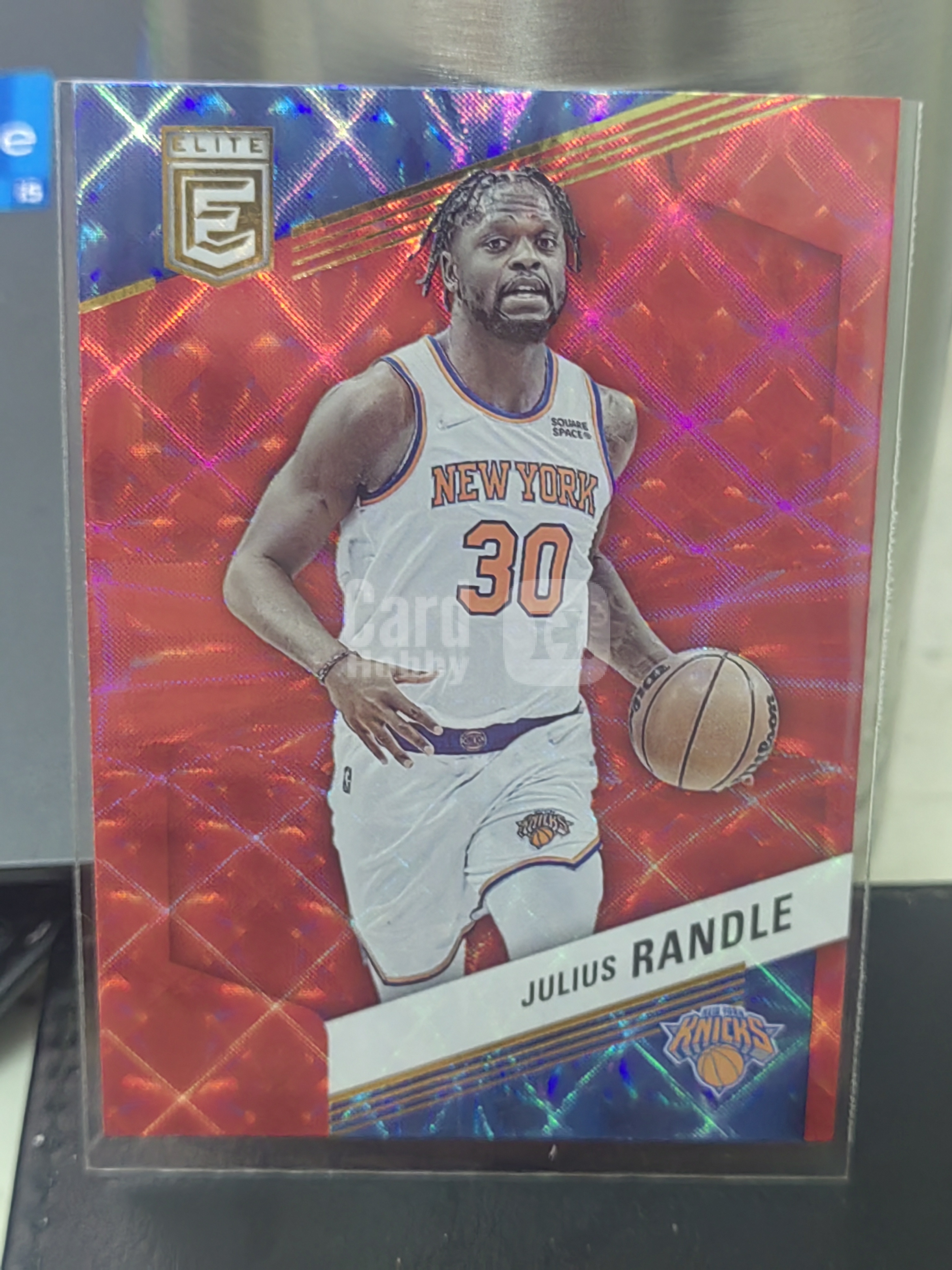2022-23 Panini Donruss Elite Julius Randle 精英 朱利叶斯兰德尔 红折 尼克斯 篮 白边白角 不保卡品 卡品如图