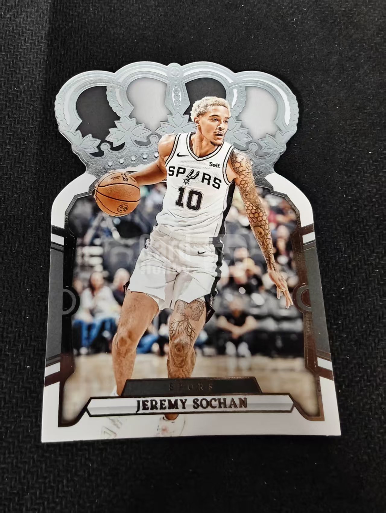 2023-24 panini Crown Royale Jeremy Sochan 皇冠 杰里米 索汉 马刺 皇冠 异形 划痕 边角瑕疵 #35
