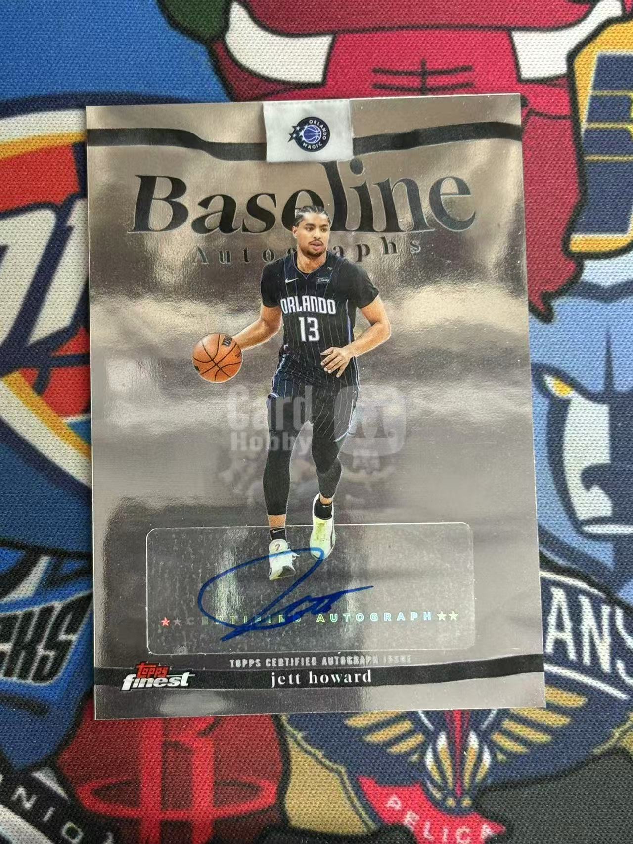 2025-26 TOPPS FINEST JETT HOWARD 魔术 杰特霍华德 签字卡 BASELINE底线签 专收凑套必备【烂臭嘴拍卖】