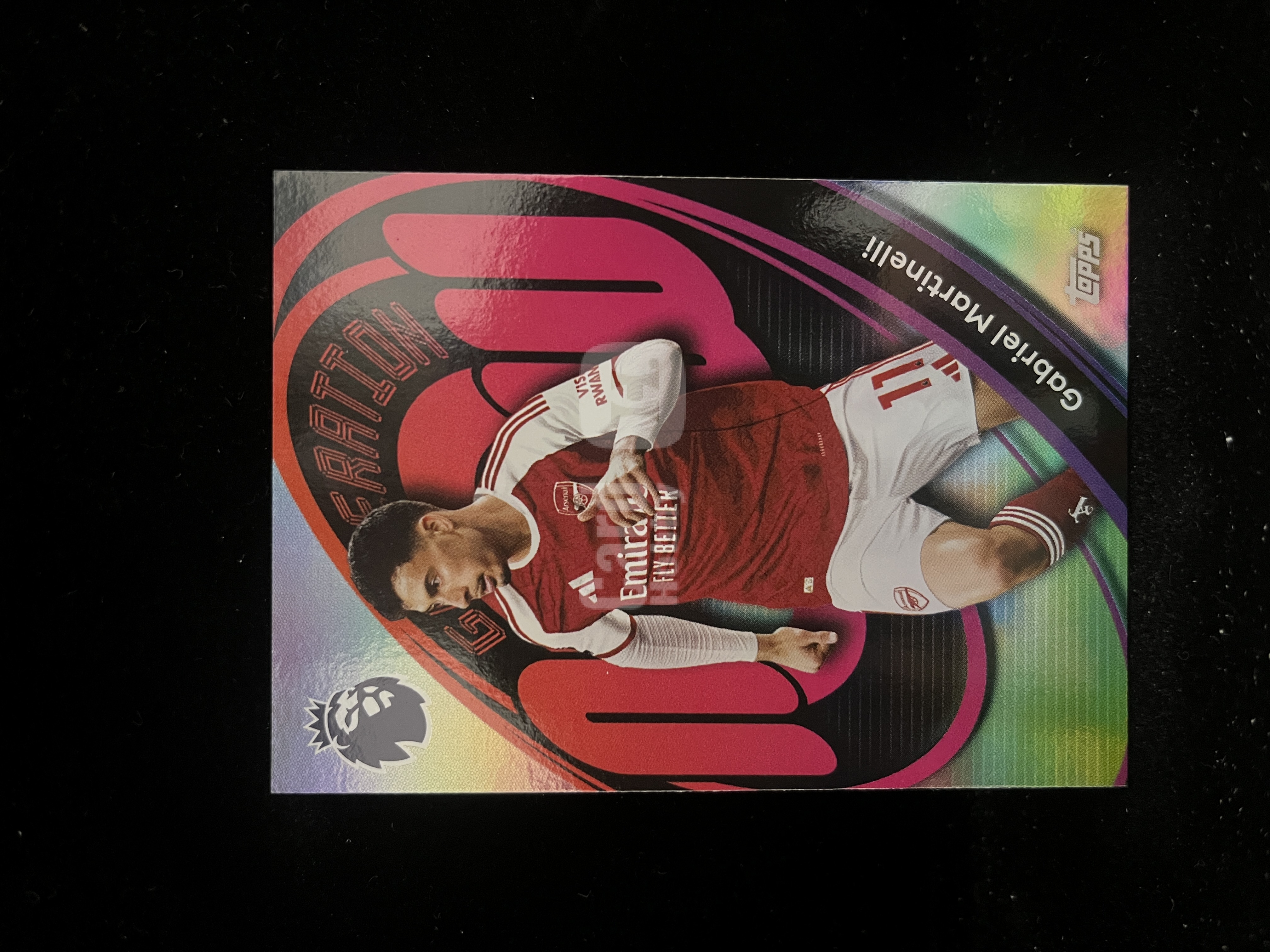 免费代拍 2023 Topps Premier League Generation 英超 马丁内利 Gabriel Martinelli 折射 卡品如图#A489