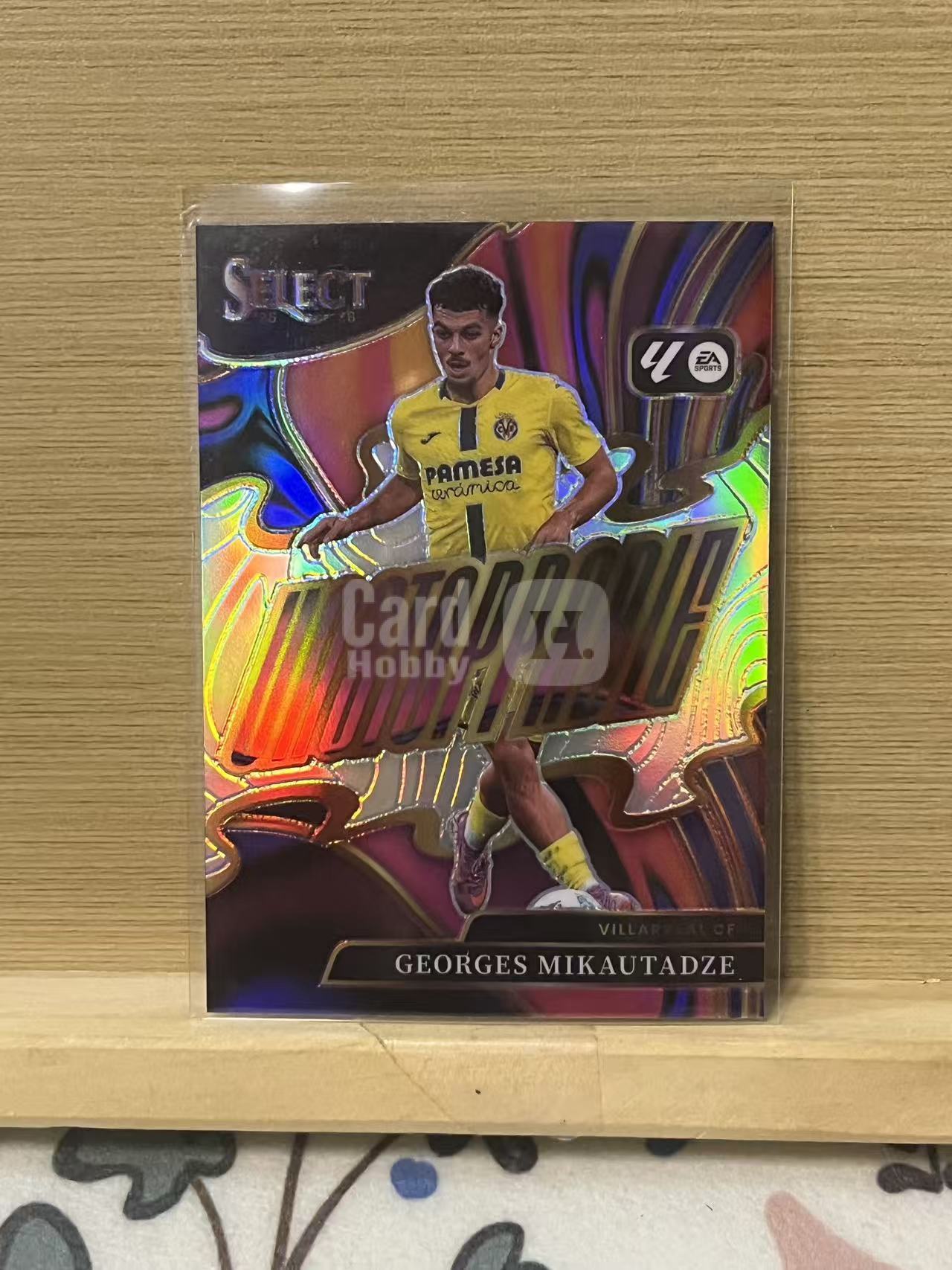 2025-26 Panini Select georges mikautadze 米卡塔泽 特卡 比利亚雷亚尔 西甲 银折 实卡精美 卡品如图 L11