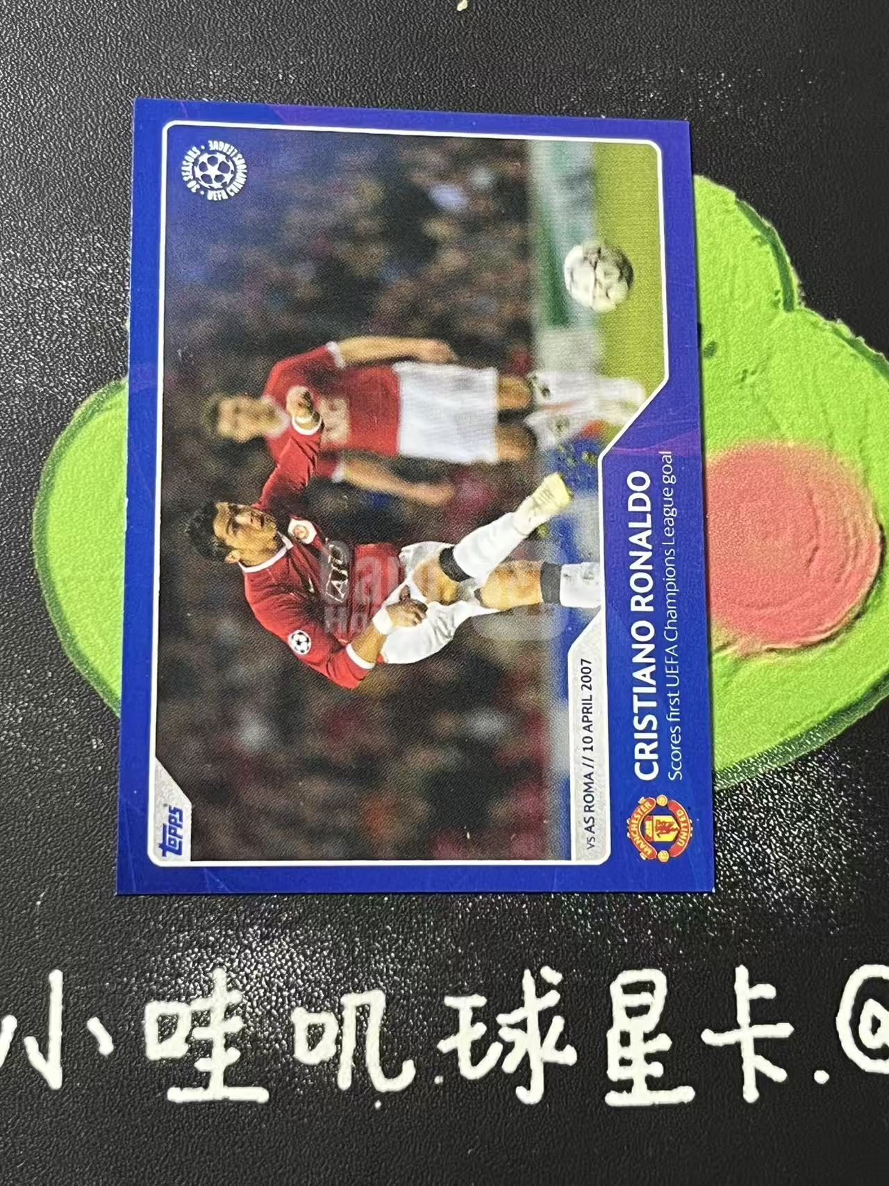 2024 Topps Topps Cristiano Ronaldo 曼联 C罗 总裁 金球先生 皇马 微瑕如图【ZYP代拍】北凉