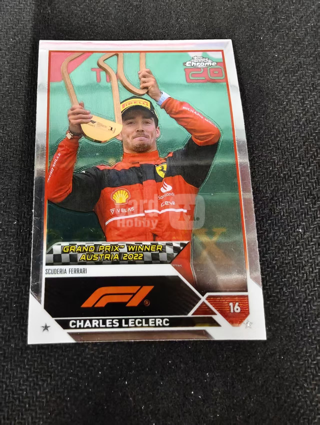 2023 Topps Chrome F1 Charles Leclerc 勒克莱尔 乐扣 法拉利 划痕 边角瑕疵 #154