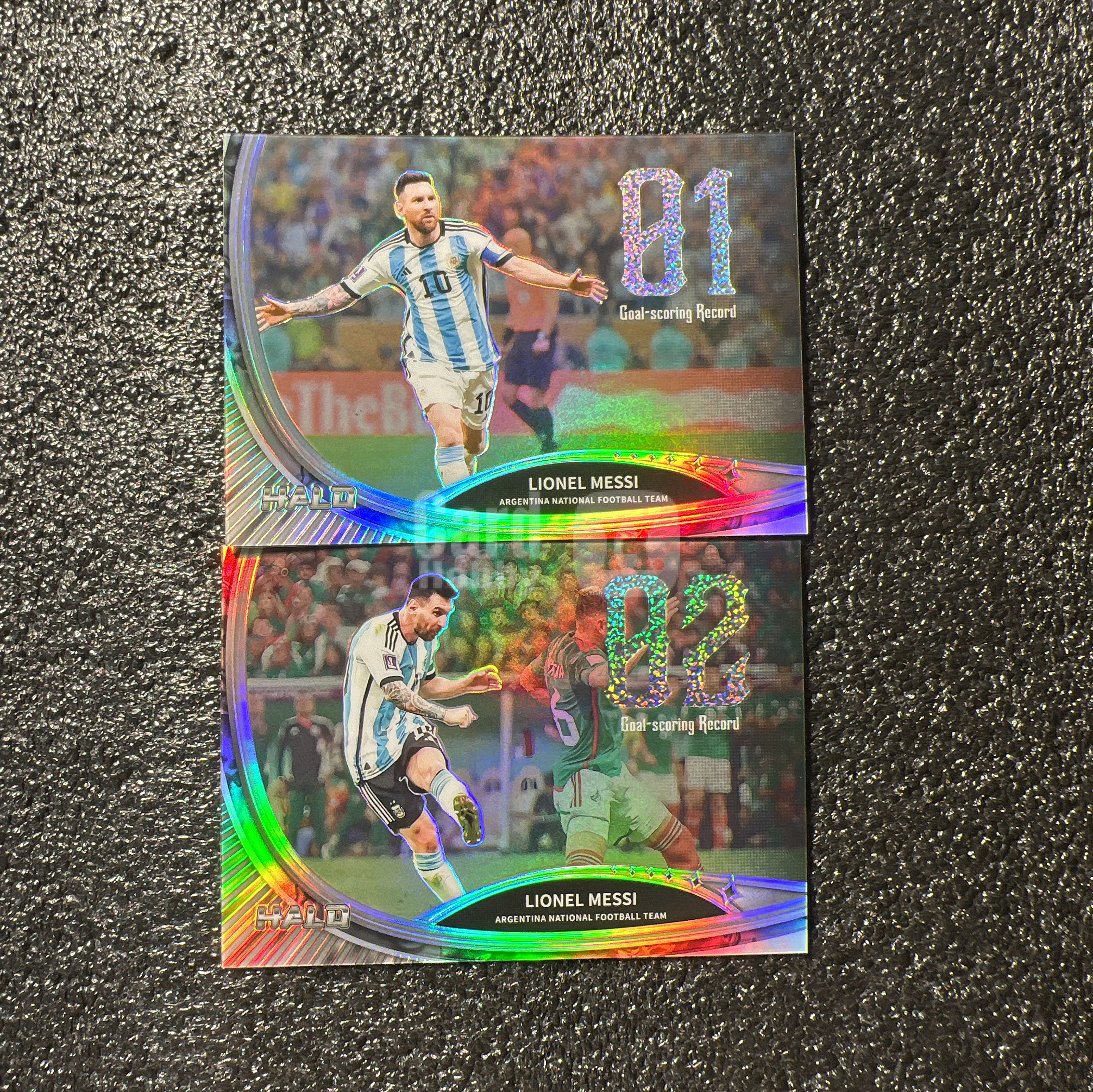 【足球代拍】2025 Playfull Herock Halo Lionel Messi 利昂内尔 梅西 球王 阿根廷 折射 荣耀之路 01 02 凑套必备 2张 LOT 打包发 只发顺丰 X018