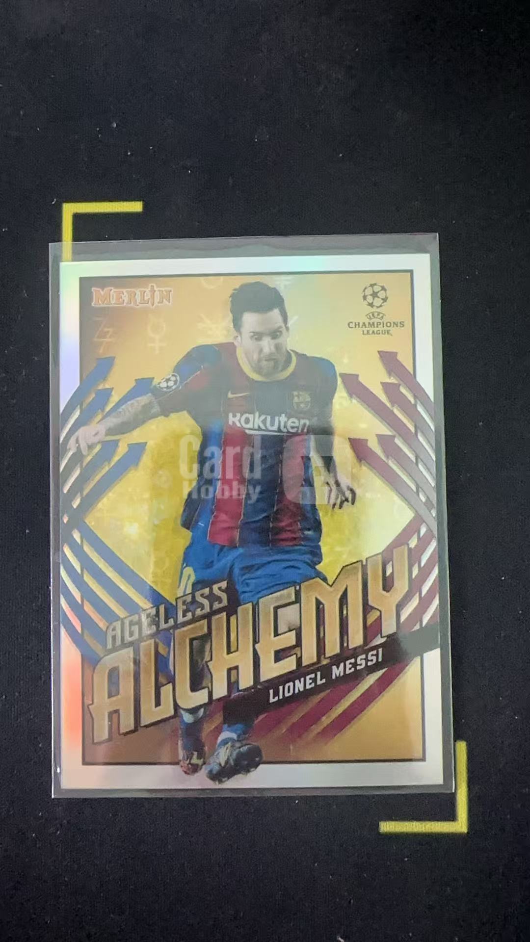 2021 Topps Merlin Lionel Messi 梅林欧冠系列 巴塞罗那 梅西 球王 银折