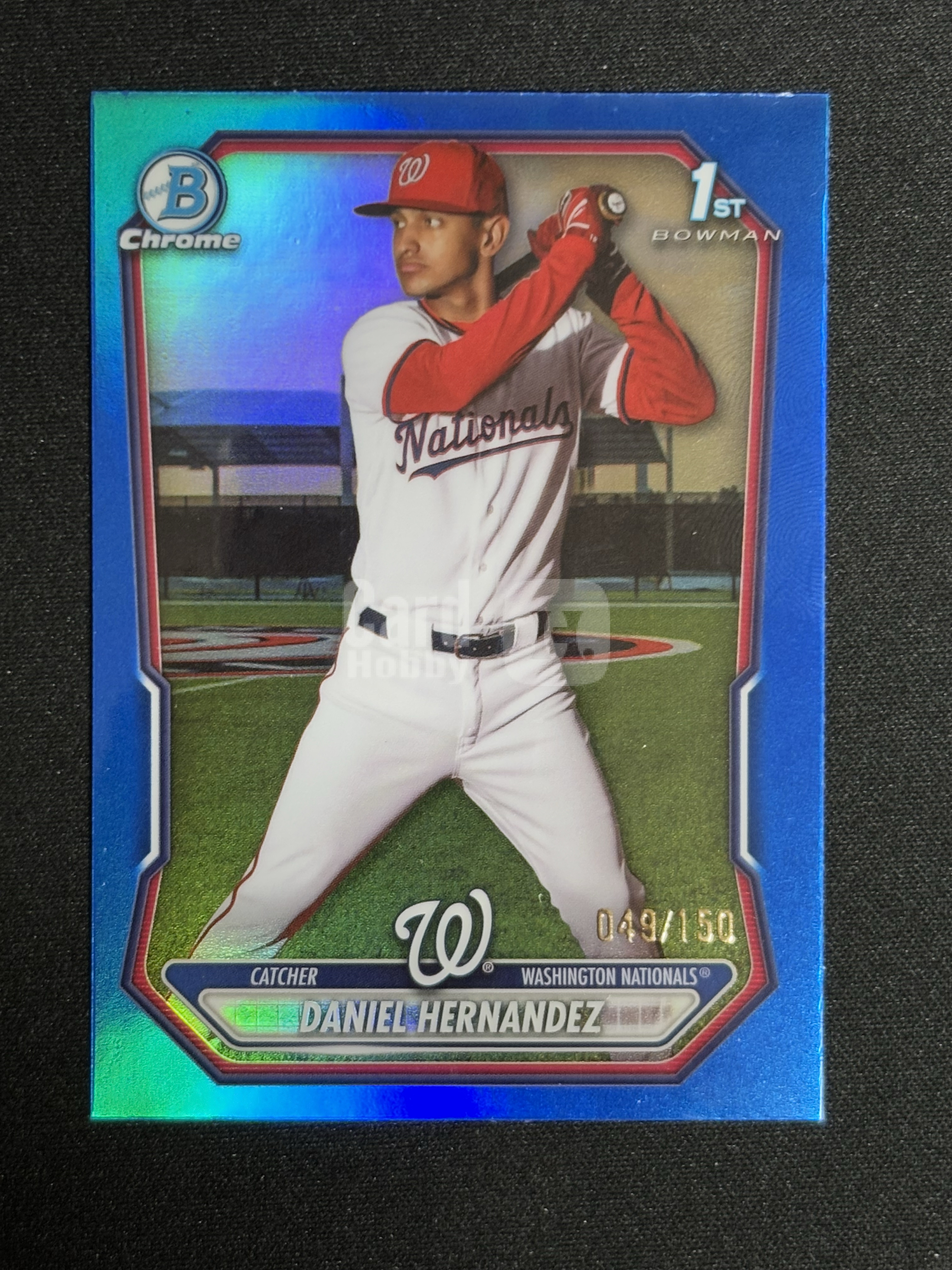 2026 Topps Bowman Daniel Hernandez 棒球 MLB 国民队 丹尼尔 埃尔南德斯 1st 首秀 蓝折 /150编 卡品如图 - coke
