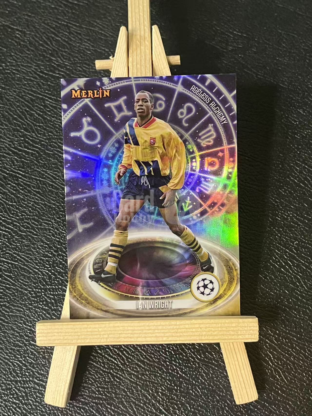 2024 Topps merlin Ian Wright 伊恩 赖特 阿森纳 特卡 欧冠 梅林 银折 实卡精美 卡品如图 LZ5