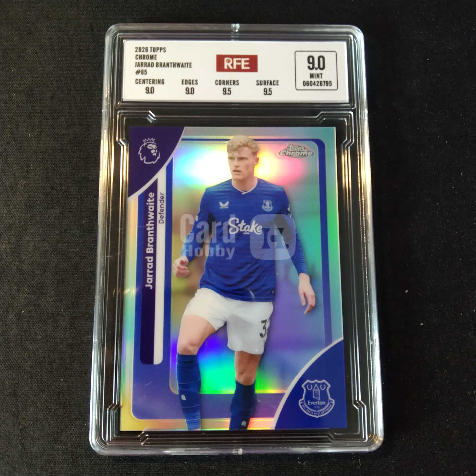 2026 Topps Chrome 布兰斯韦特 评级卡 埃弗顿 折射 实卡精美稀有 品质保障 投资收藏必备 保值回购 详情见说明 【蓝色星球】