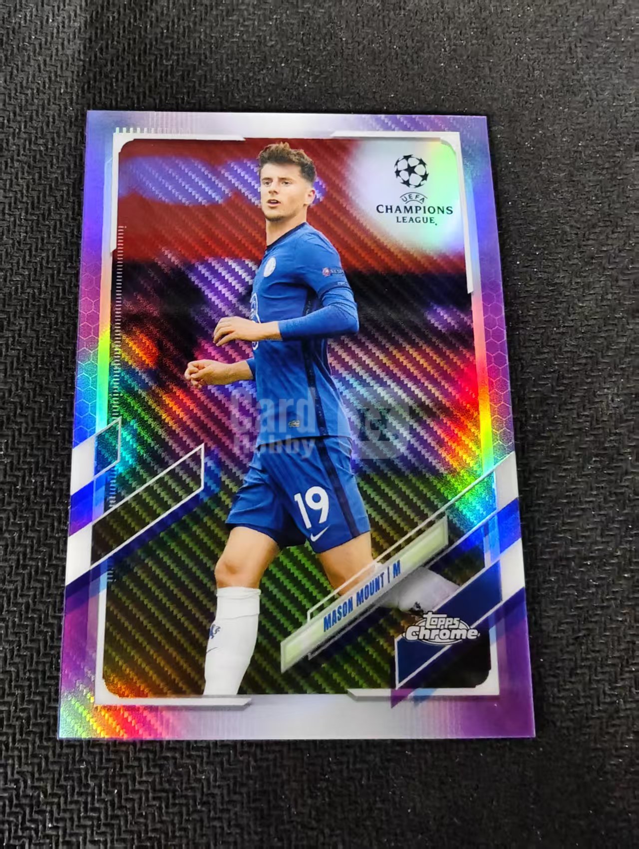 【可合并,不累计】2021 Topps Chrome Mason mount 梅森 芒特 切尔西 欧冠 紫折 划痕 边角瑕疵 #45