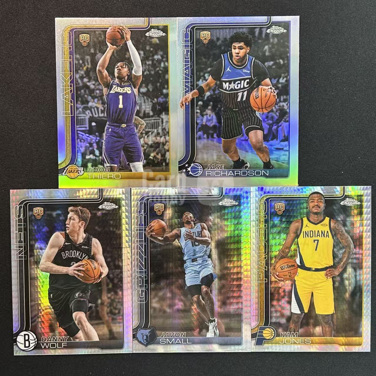 【阿泽代卖】2025-26 Topps Chrome Update Tcu 新秀 RC 阿杜蒂耶罗 理查德森 沃尔夫 斯莫尔 卡姆琼斯 折射 银折 hyper折 打包 选图巨帅 细节如图-李哥