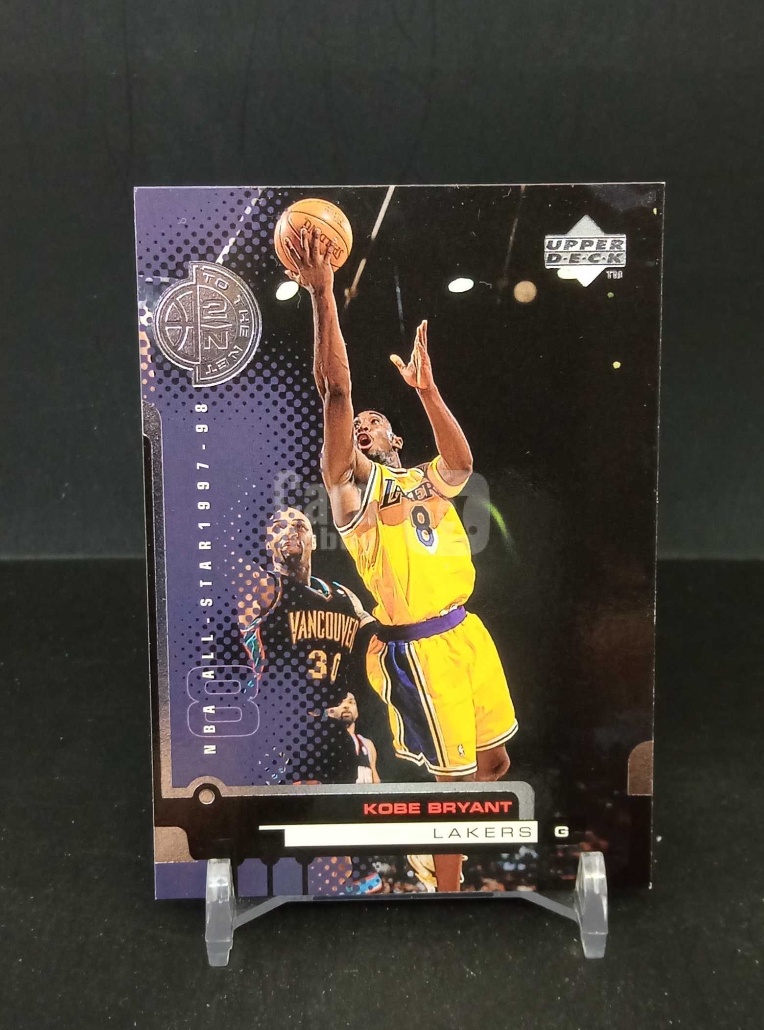 【DC拍卖】7.23CR7 98-99 Upper Deck To The Net Kobe Bryant 科比布莱恩特湖人全明星特卡 #172 正反面实拍