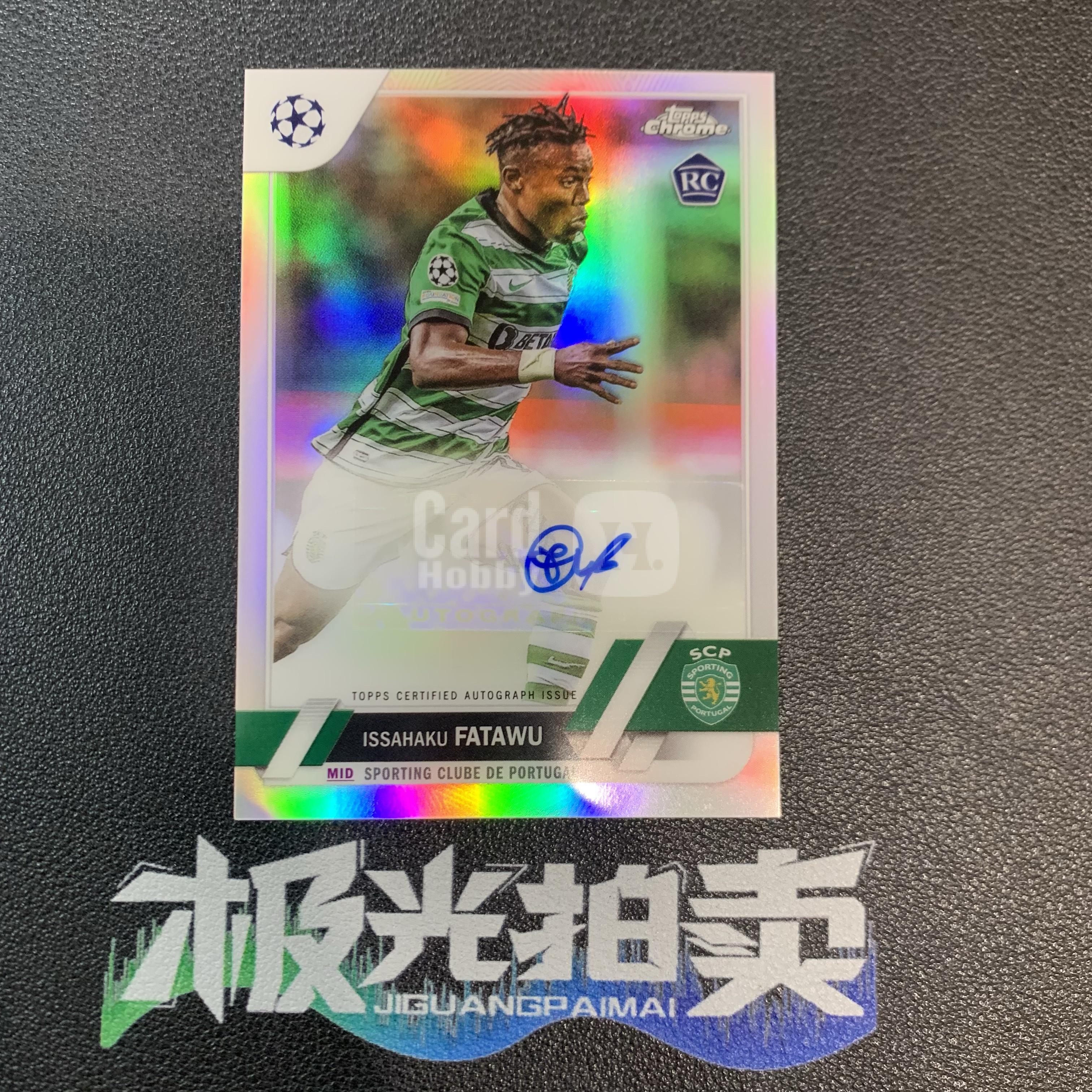 2023 Topps Chrome Issahaku Fatawu RC 欧战TC 法塔乌 法塔武 银折 折射 签字 葡萄牙体育 新秀年 瑕疵如图 收藏必备 t WG139