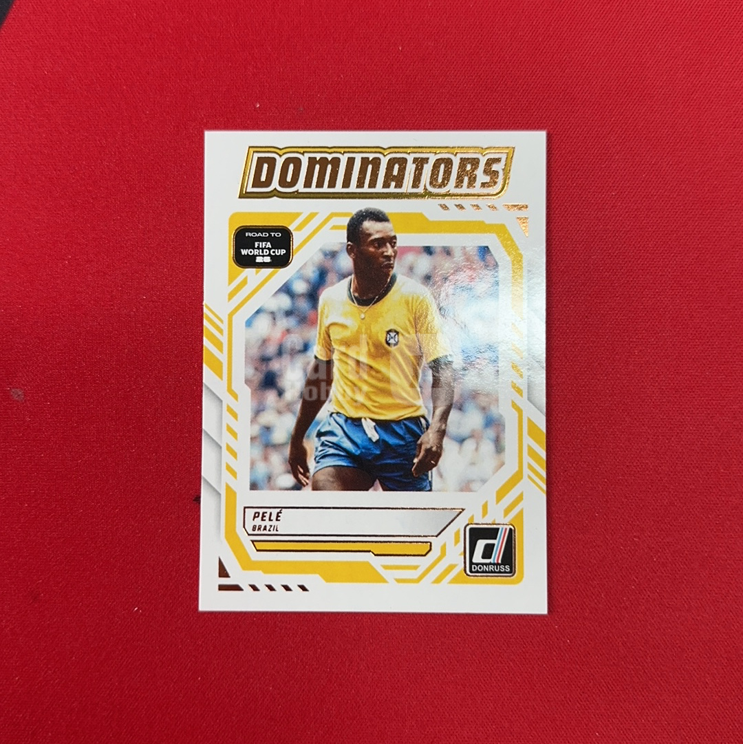 【四喜代拍】2025-26 Panini Donruss 世界杯 杜蕾斯 Pele 贝利 巴西 球王 3 DOMINATORS特卡 卡品如图(polo)