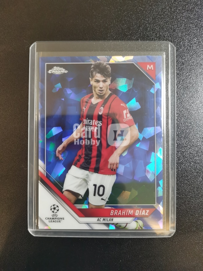 2022 Topps Chrome Brahim Diaz 卜拉欣・迪亚斯 AC米兰中场核心 欧冠蓝宝石 收藏凑套 卡品如图 免费代拍NAXX