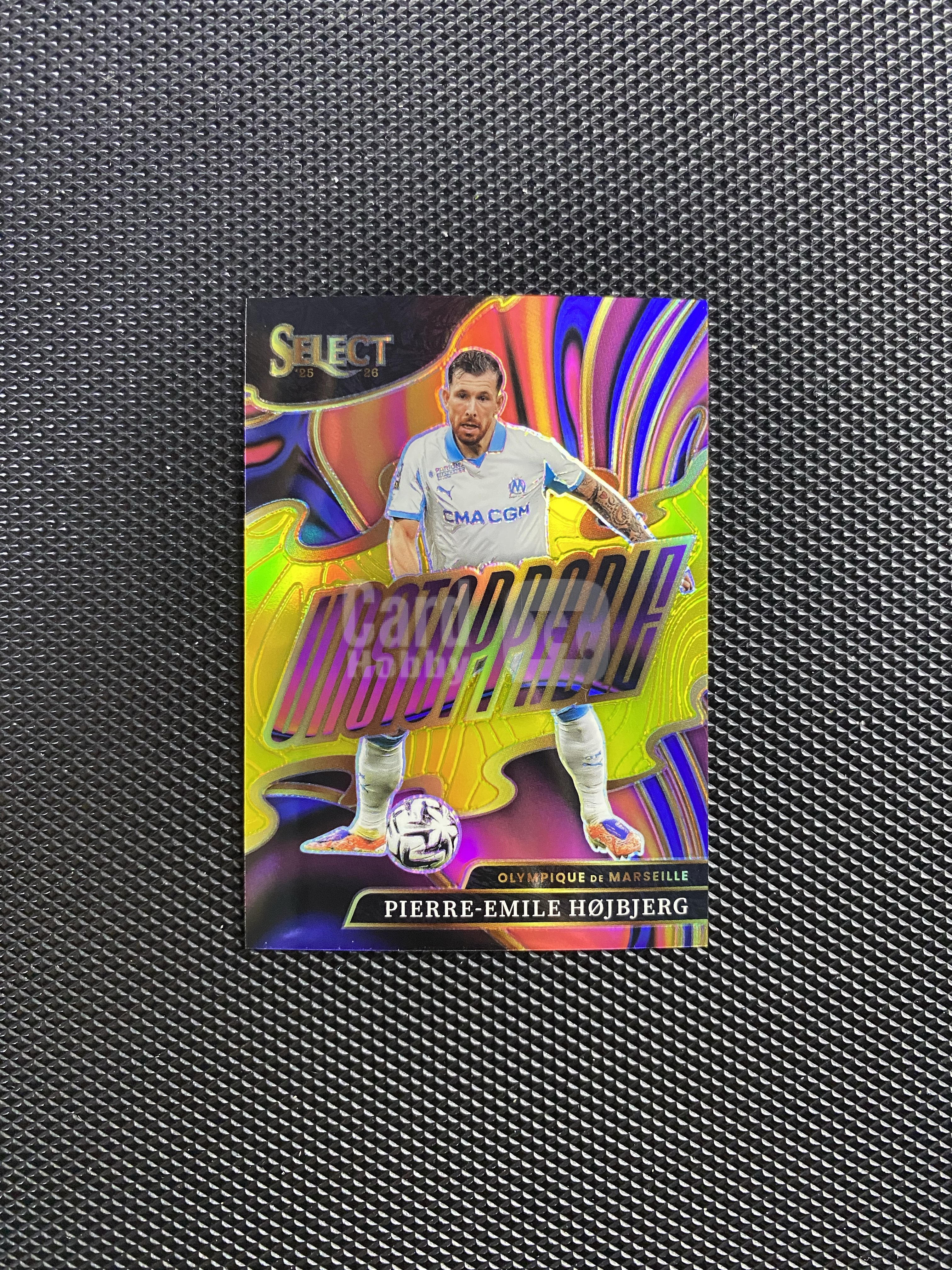 【深情拍卖】2025-26 Panini Select 法甲 Pierre Emile Hojbjerg 热刺 马赛 赫伊别尔 10编 金折 势不可挡特卡 超低编 卡品如图 #js548#