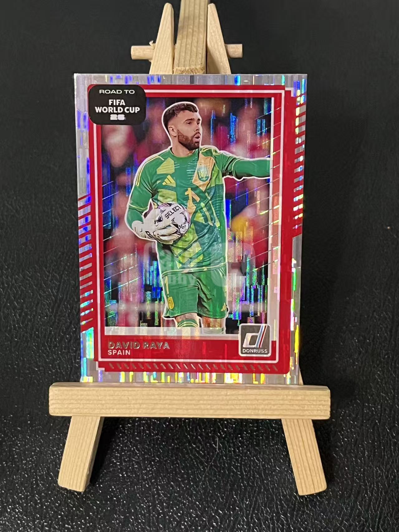 2025-26 Panini Donruss David Raya 大卫 拉亚 瀑布折 西班牙 银折 世界杯 实卡精美 卡品如图 LA-4