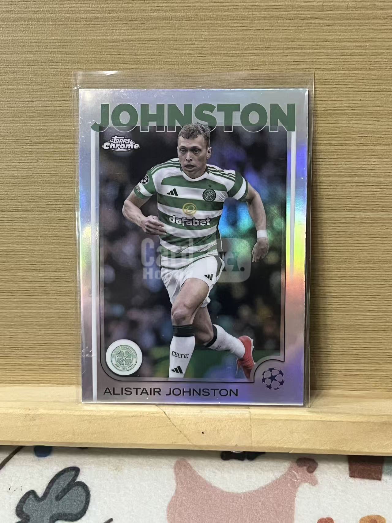2025 Topps Chrome alistair johnston 约翰斯通 凯尔特人 银折 欧冠 实卡精美 卡品如图 LZ7