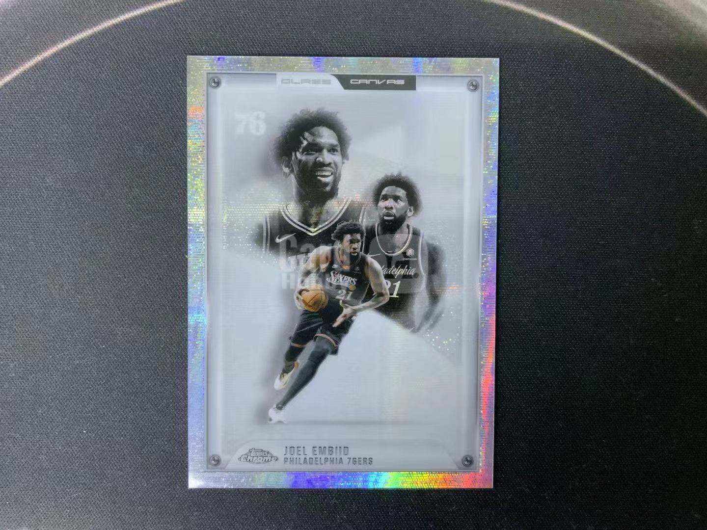 2025-26 Topps Chrome Joel Embiid tc update 76人 乔尔 恩比德 大比例 玻璃画布 ssp 卡品如图 集合