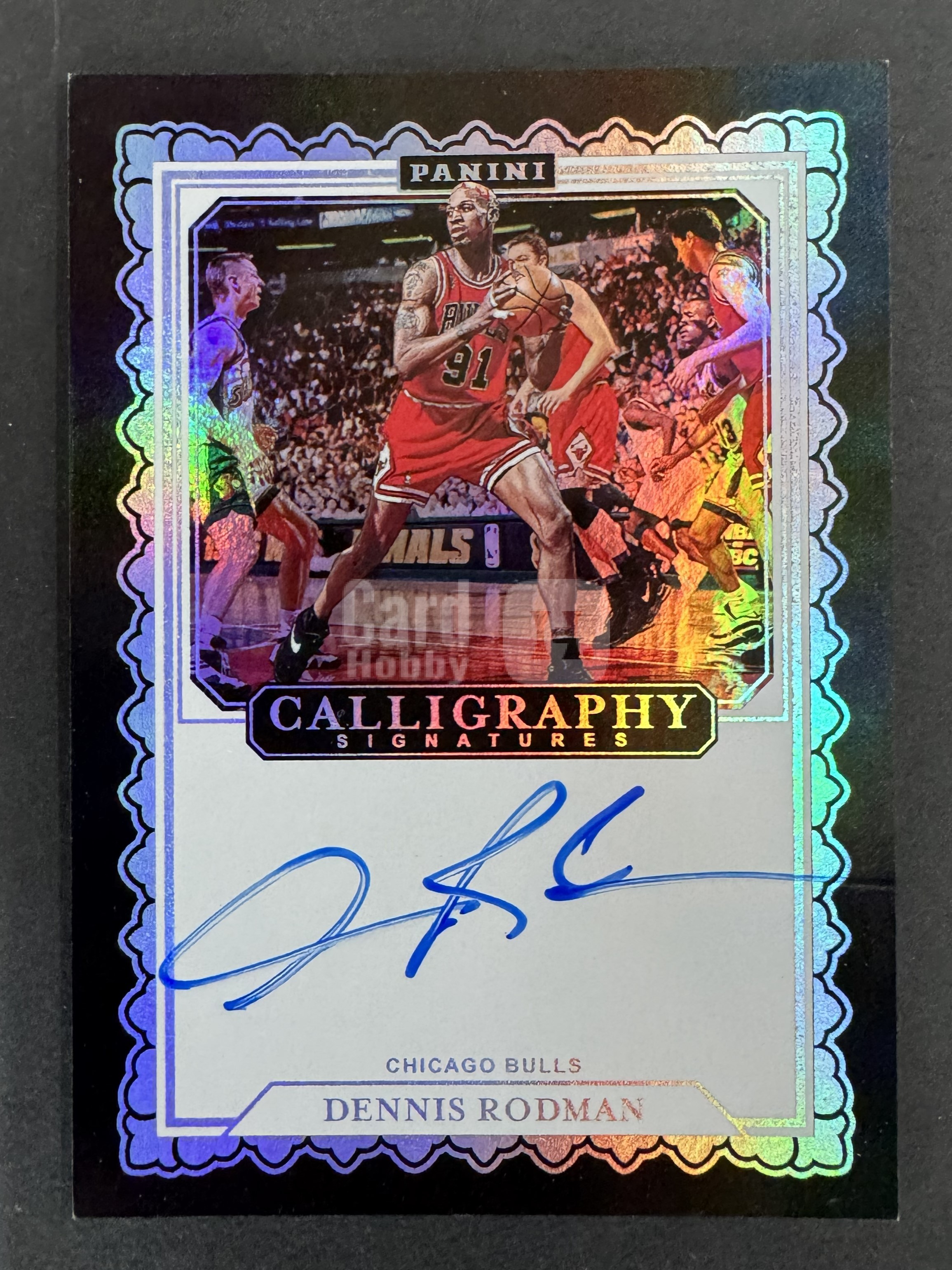 2023-24 Panini Impeccable Dennis Rodman #CAL-DRO 丹尼斯 罗德曼 大虫 插入签 CALLIGRAPHY 卡品如图