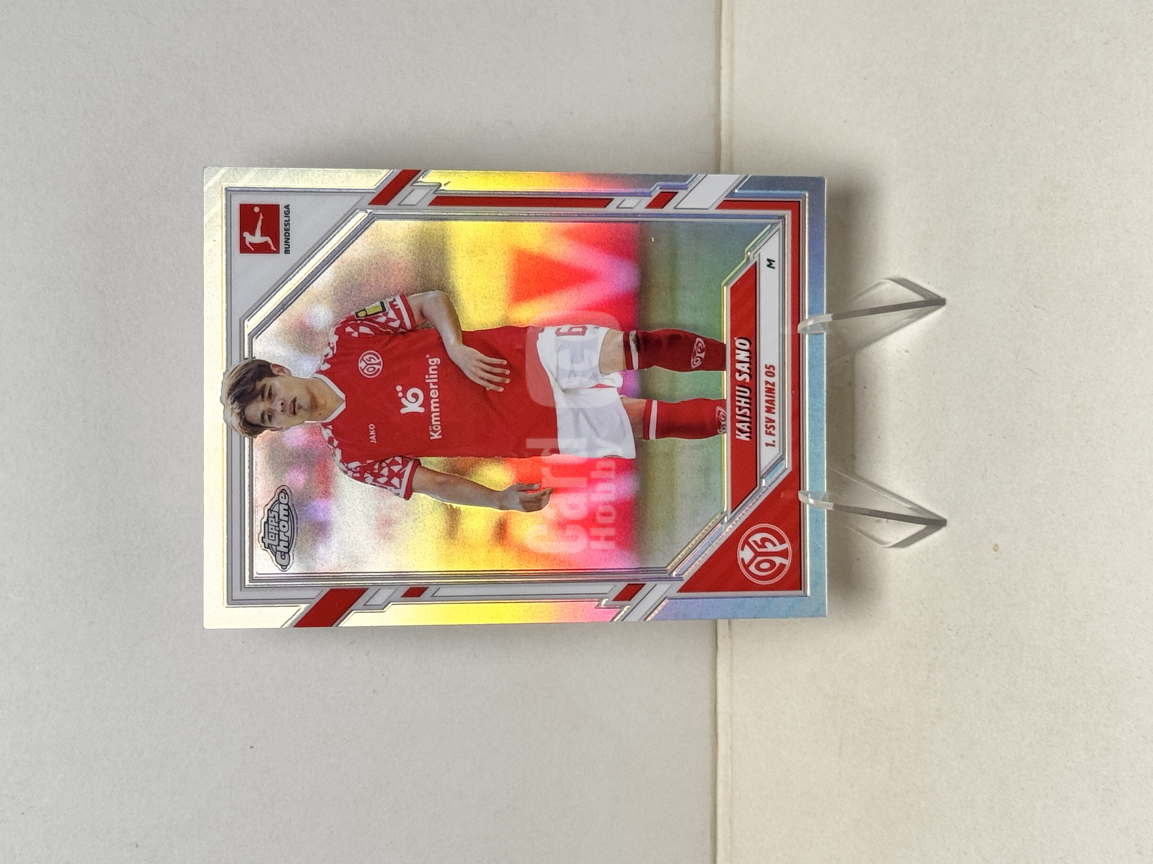 2026 Topps Chrome Kaishu Sano 德甲TC 美因茨 佐野海舟 日本 银折 折射 实卡精美 收藏必备 卡品如图【星爷代拍】Z1-11