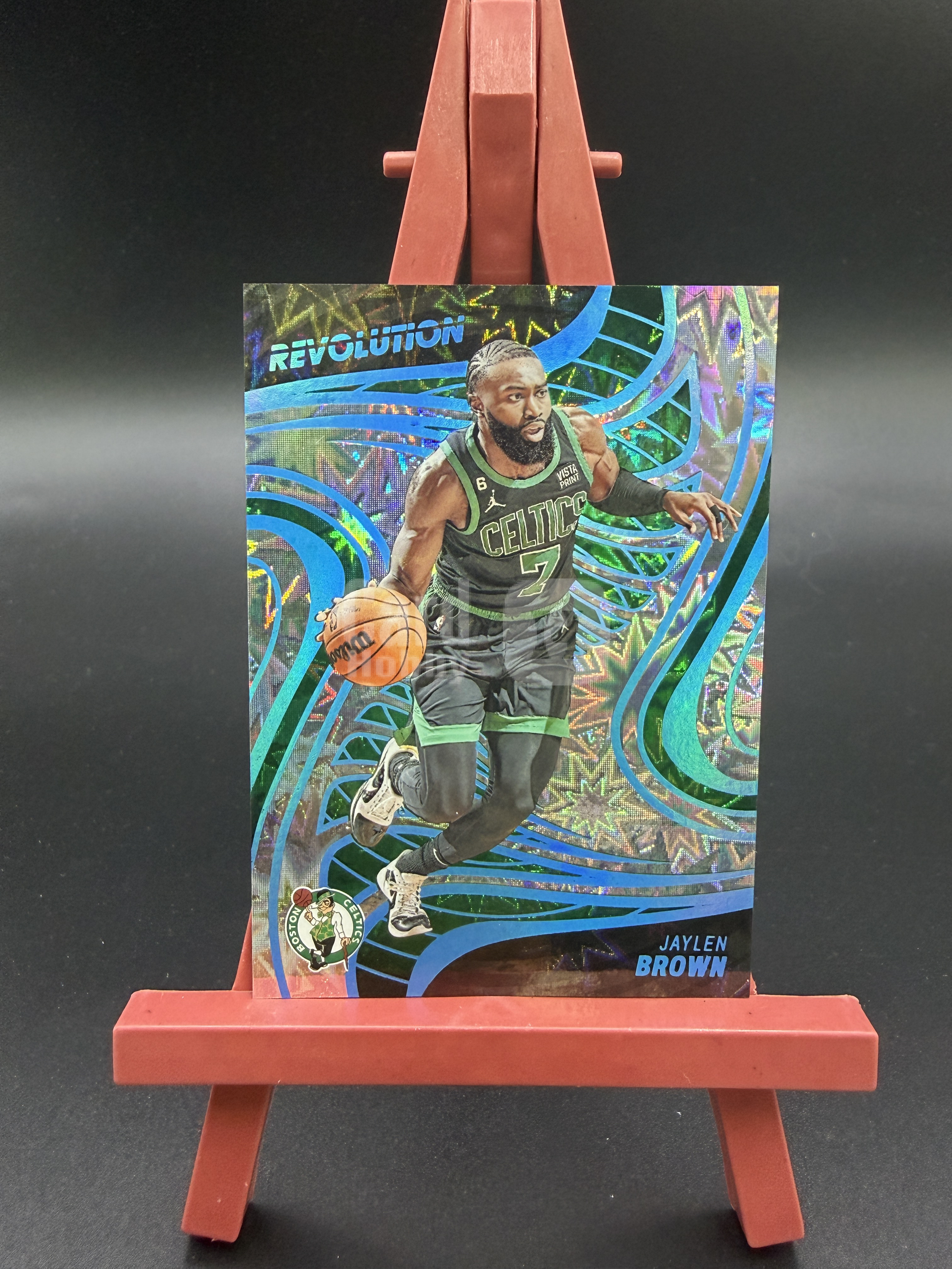 【西子拍卖】2022-23 Panini Revolution 革命 IMPACT JAYLEN BROWN 杰伦 布朗 蓝爆炸折 折射 099/149编 凯尔特人 卡品如图 XZ04