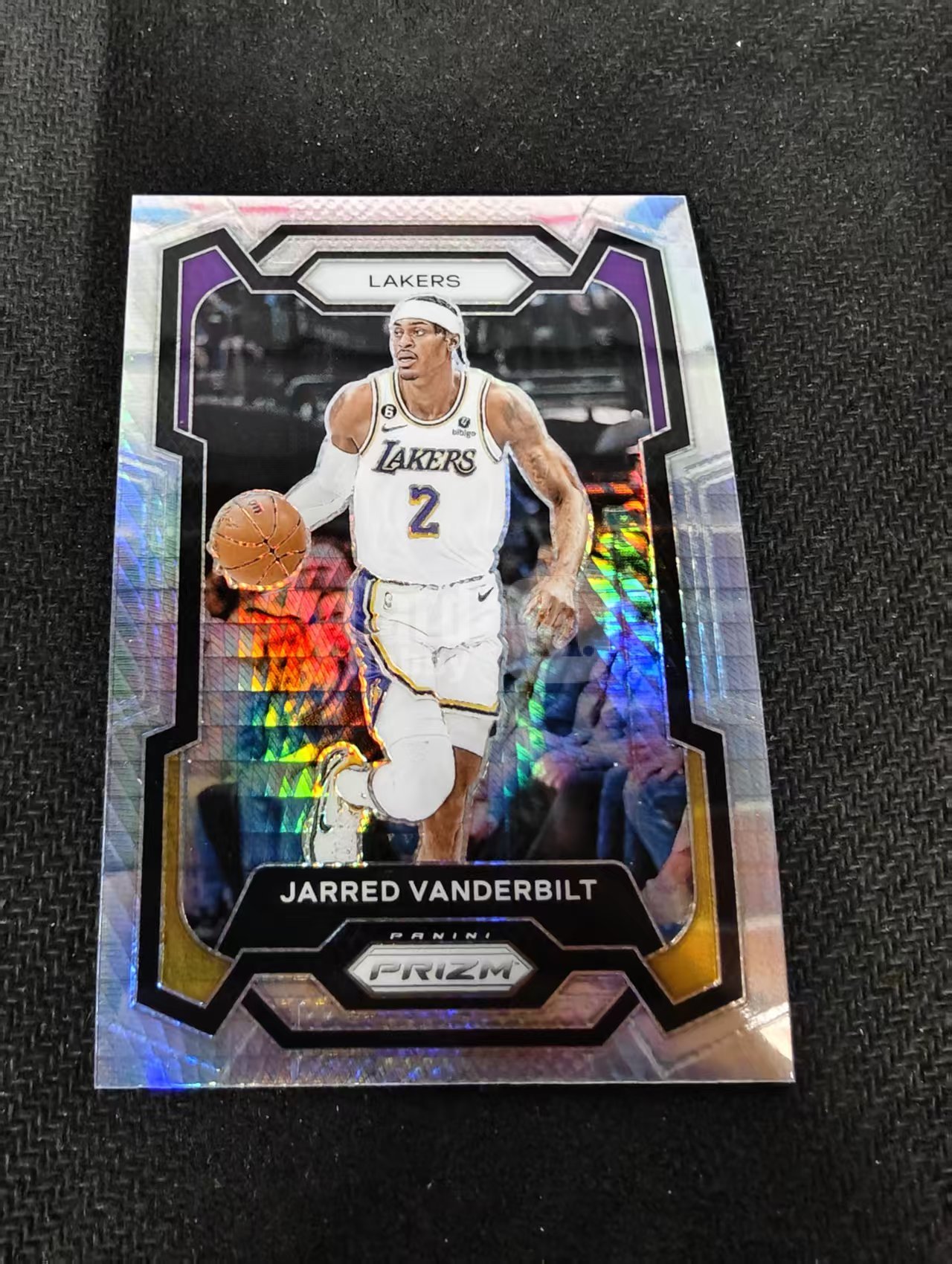 2023-24 Panini Prizm Jarred Vanderbilt 贾里德 范德比尔特 湖人 hyper折 PZ 划痕 边角瑕疵 #202