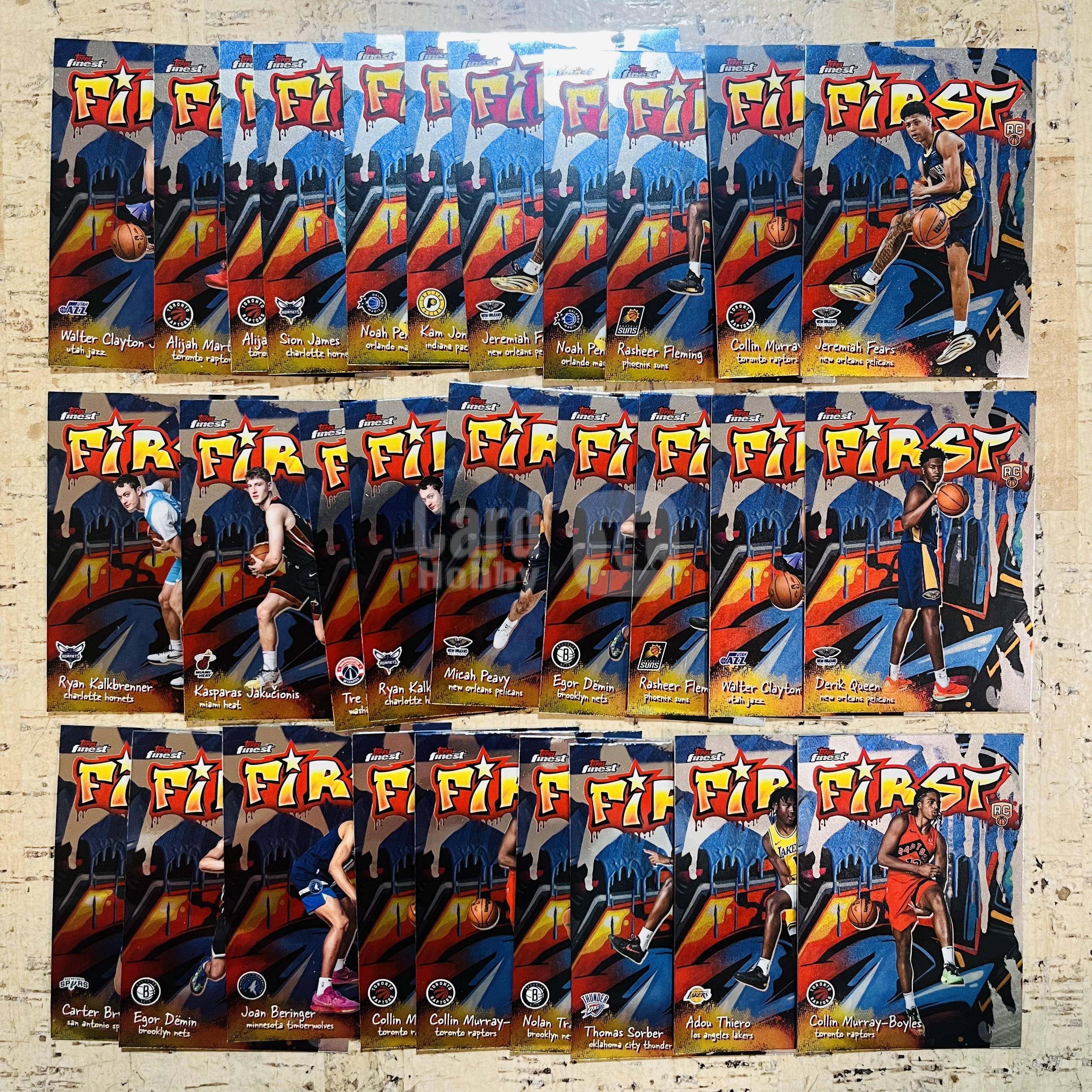 2025-26 Topps Finest Jeremiah Fears RC 新秀 first 第一步 特卡 30张打包 费尔斯 奎因 带队 此标有膜无夹【小卡迷拍卖 可累积半年】