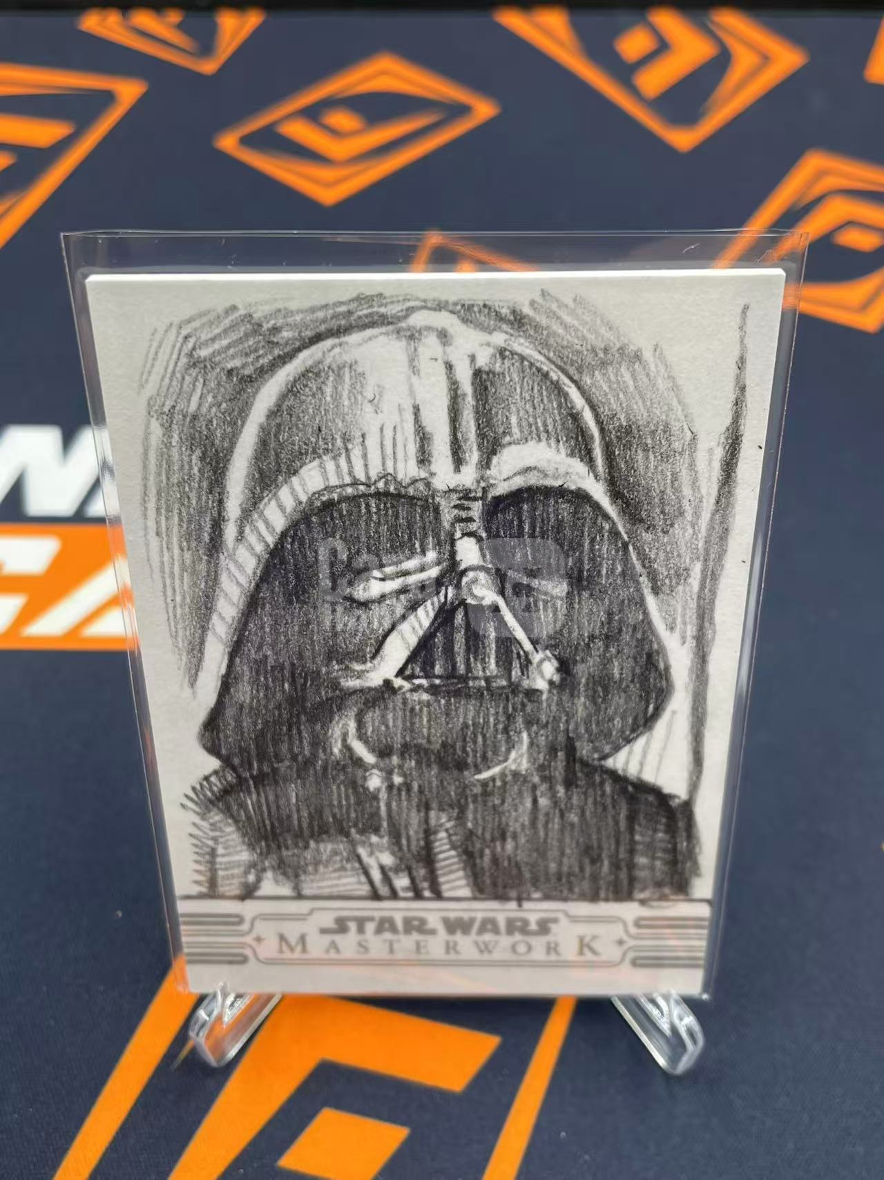 2026 Star Wars Topps 星球大战 Masterwork 大师杰作 手绘卡 Sketch 【缇缇代拍】 1/1编 达斯·维达 Darth Vader 画师亲笔签名 值得收藏 天空城