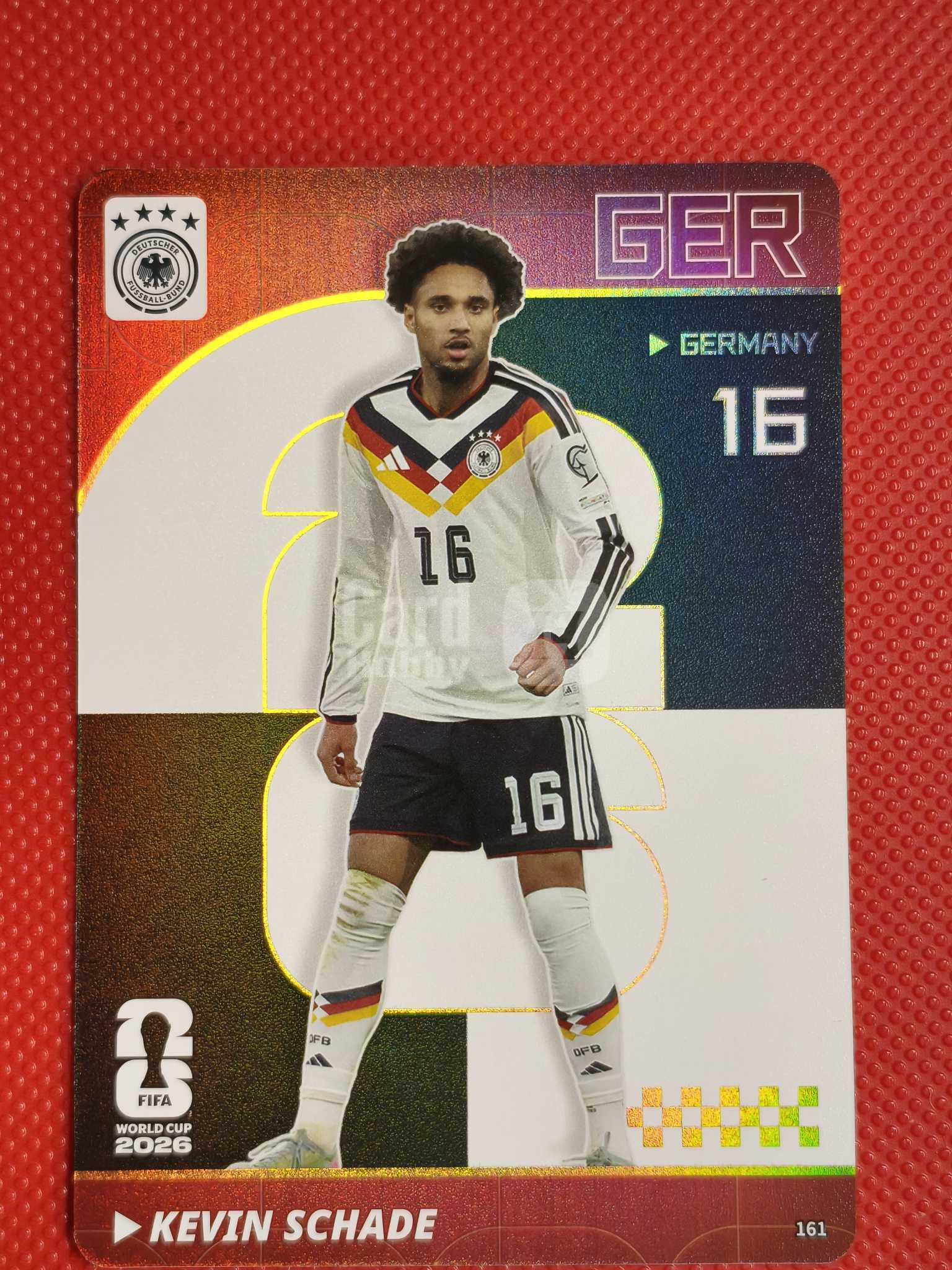 2026 Panini FIFA WORLD CUP 2026 Kevin Schade 凯文沙德 德国 红折镭射平行特卡！