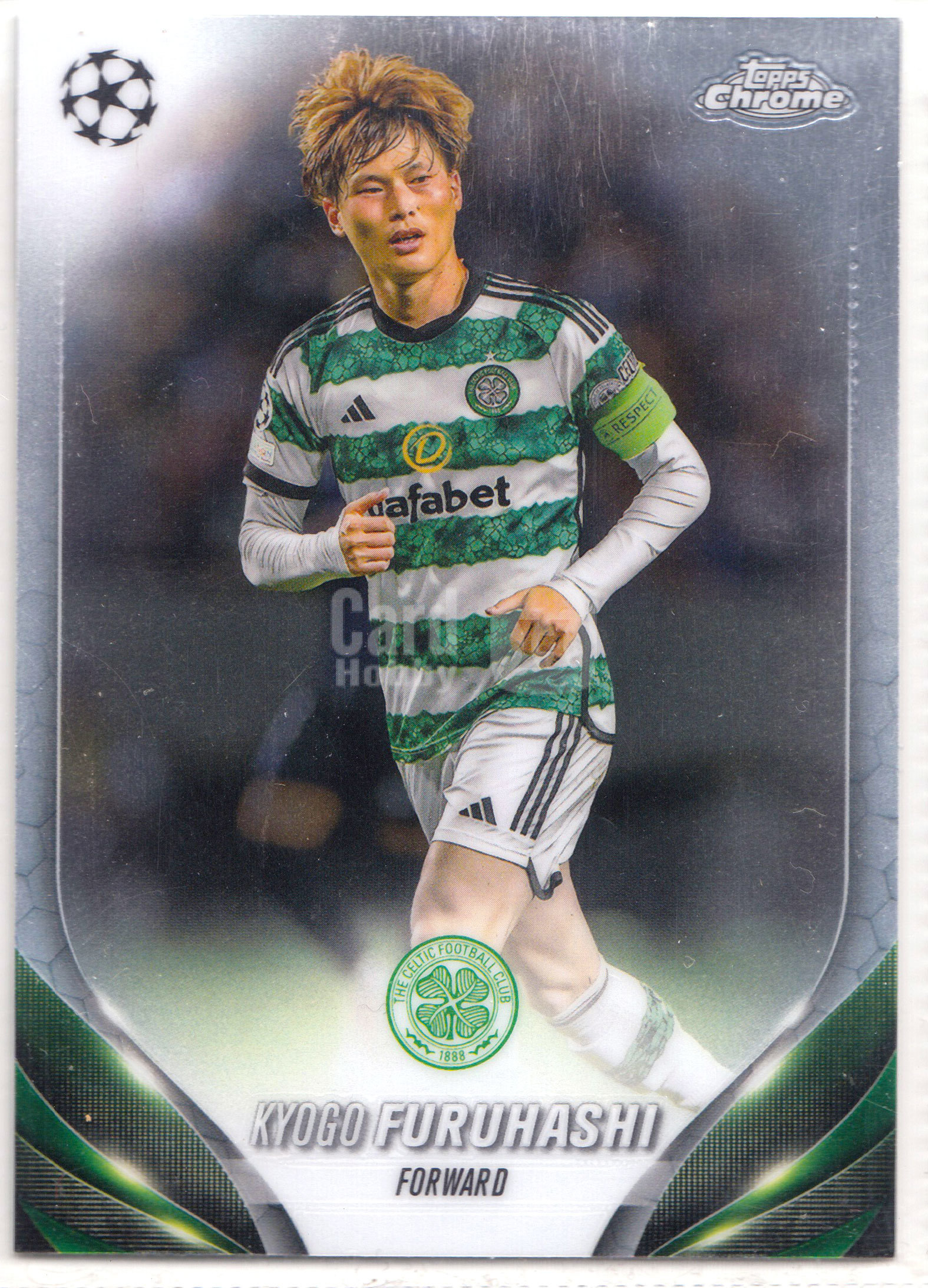 Topps 2023-24 古橋亨梧 Chrome UEFA 199枚限定 Club Auto ⁄ Gold 