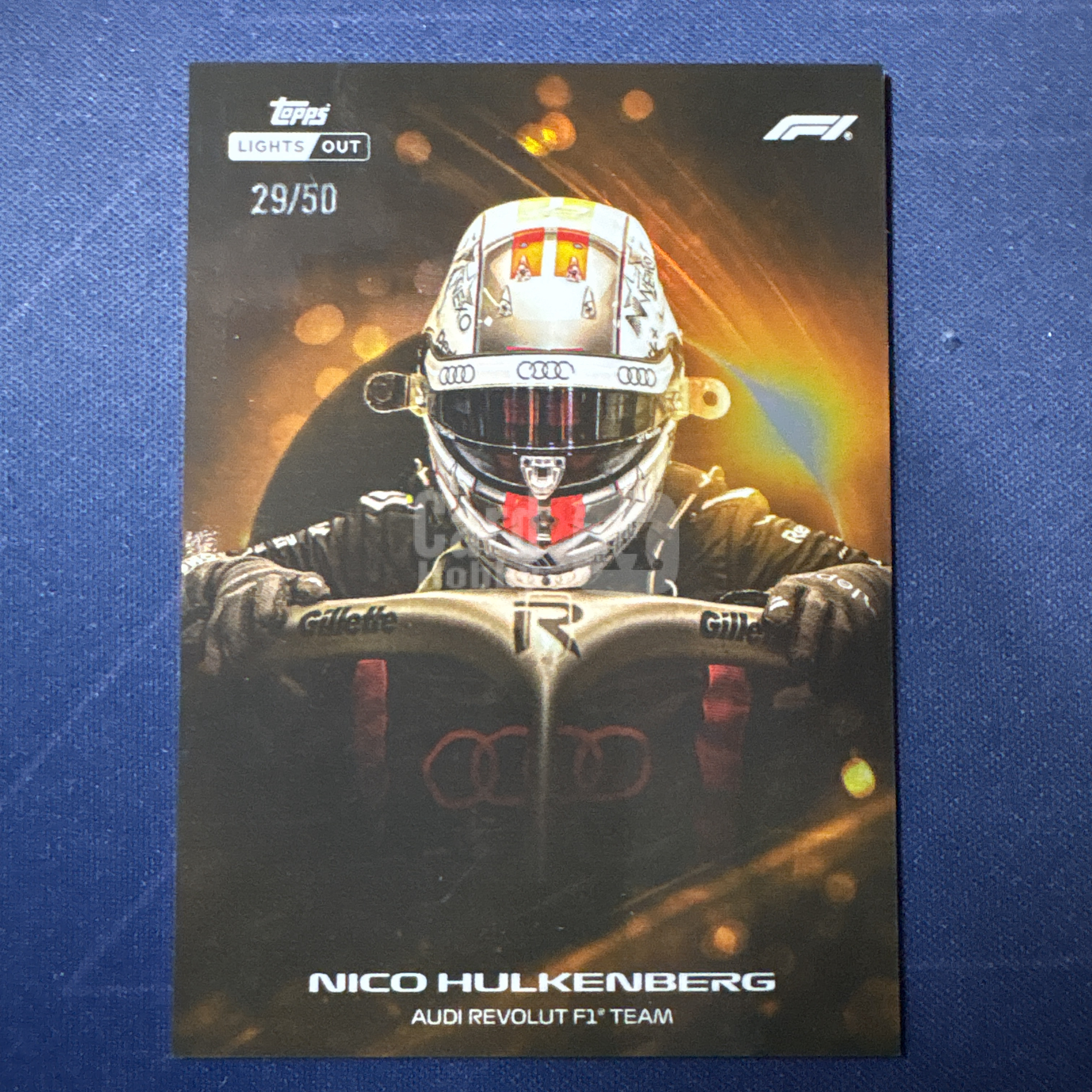 2026 Topps Lights Out Nico Hulkenberg 【爆爆代卖】F1 熄灯 尼科 霍肯博格 29/50编 低编 金折 奥迪车队 Halo 光环特卡 卡品如图 专收必备 #冷哥