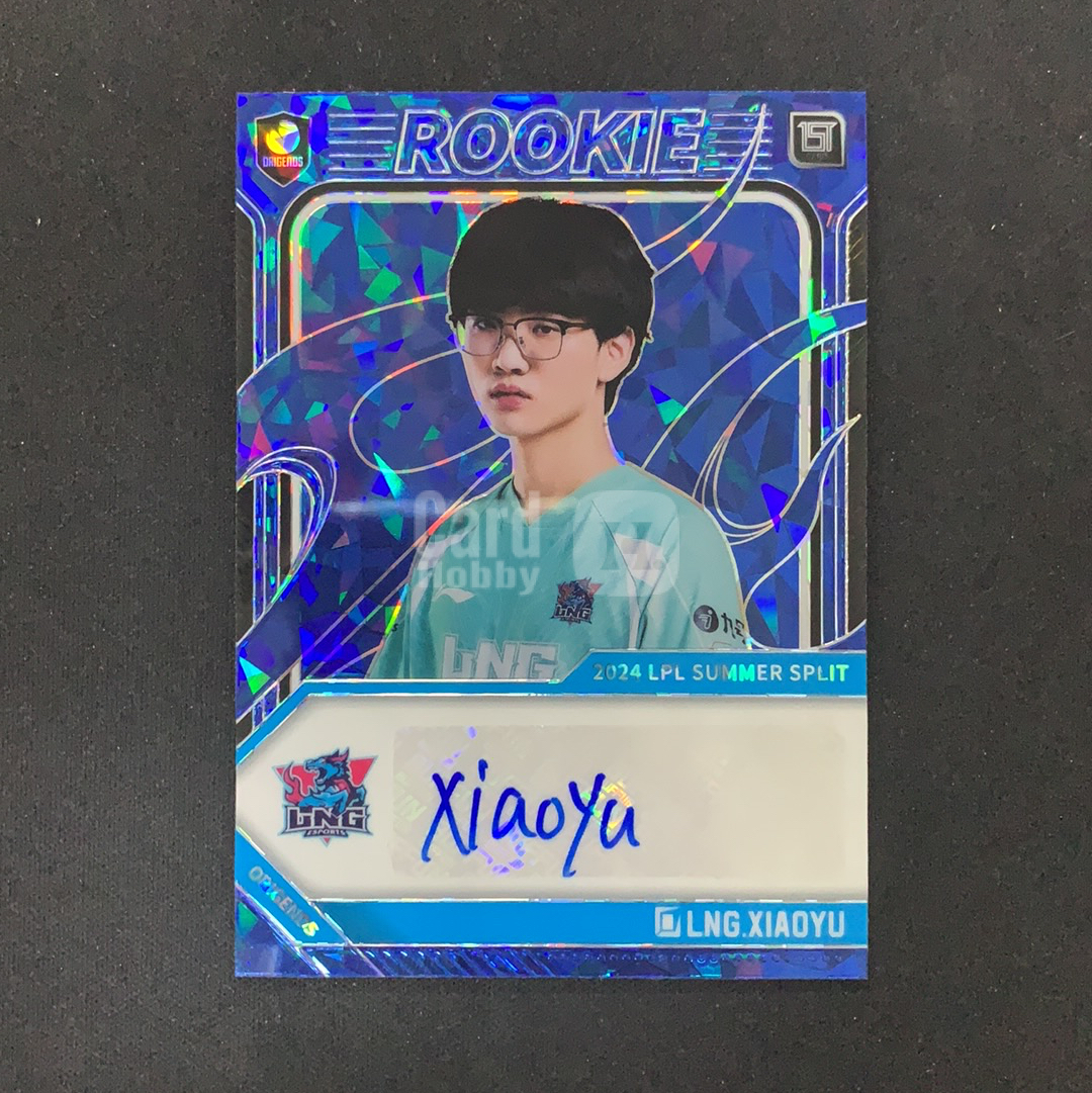 2024 Buffun LPL LNG.Xiaoyu RC 【SC拍卖】不凡玩品 英雄联盟 光启 新秀 选手卡 5/25编 签字 蓝碎冰折 收藏必备(winston老板)