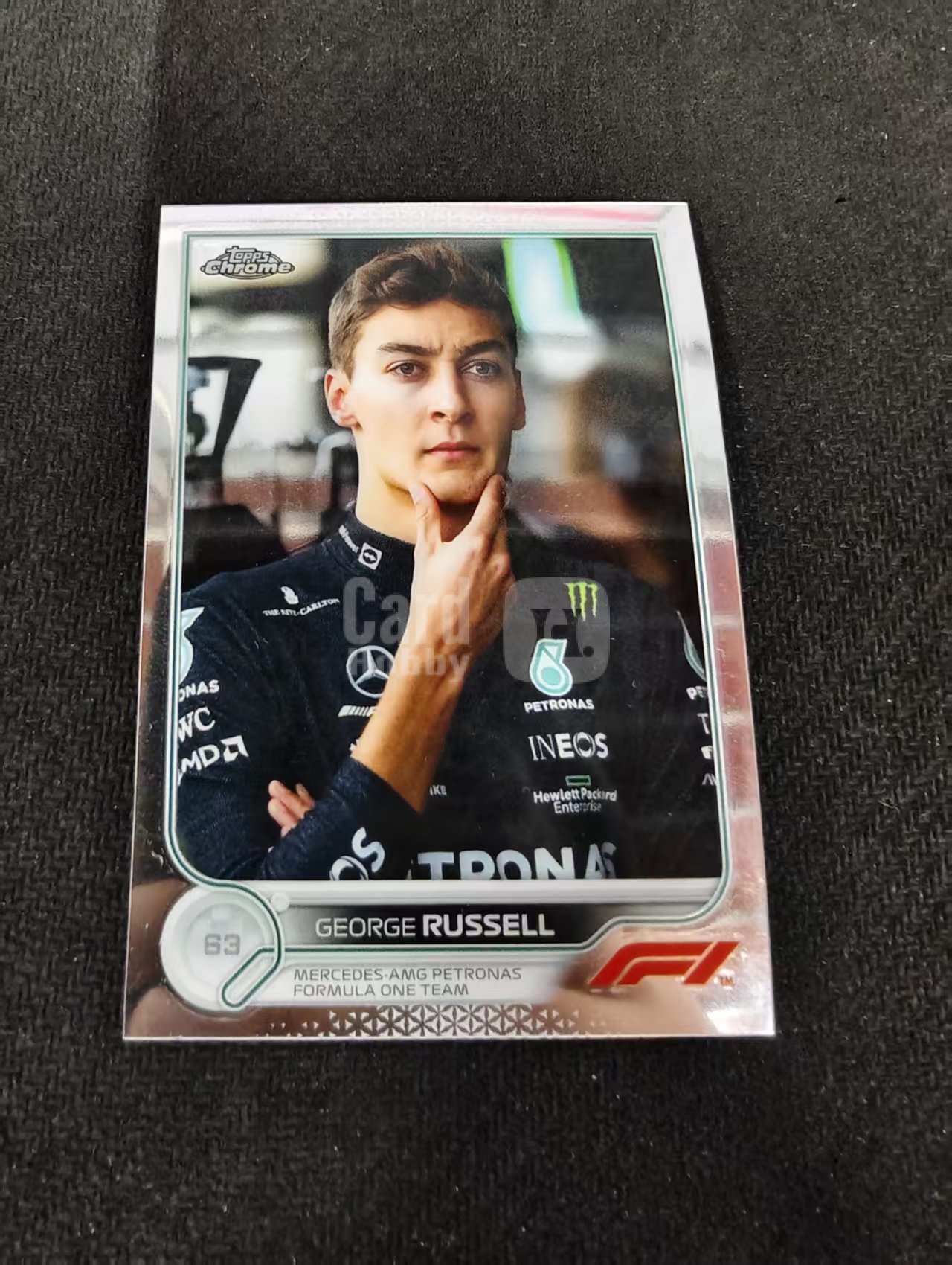 2022 Topps Chrome F1 George Russell 乔治 拉塞尔 梅奔 划痕 边角瑕疵#18