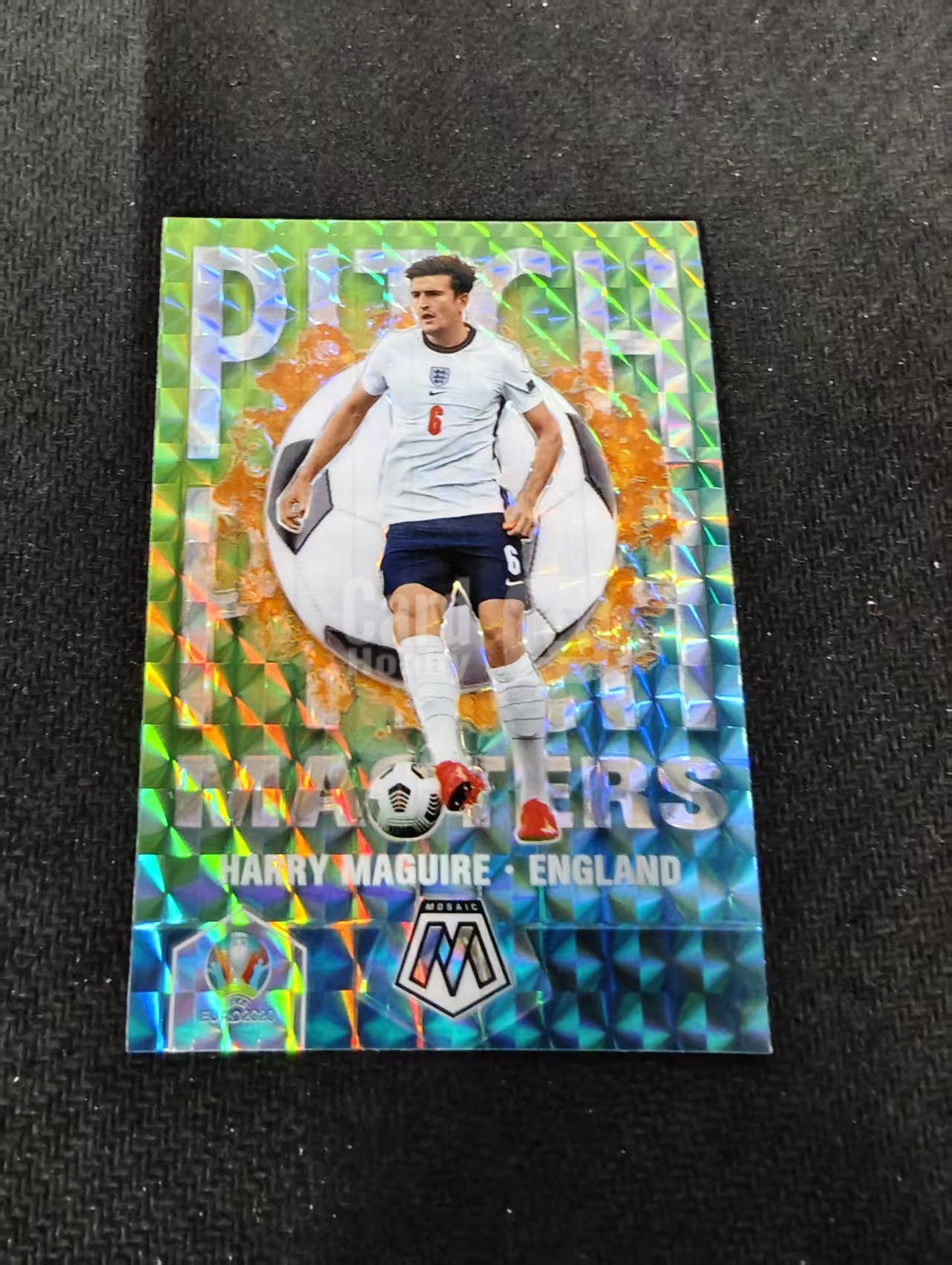 【可合并,不累计】2021 Panini Mosaic Harry Maguire 马赛克 欧洲杯 英格兰 马奎尔 特卡 欧洲杯 银马赛克折 划痕 边角瑕疵 #6