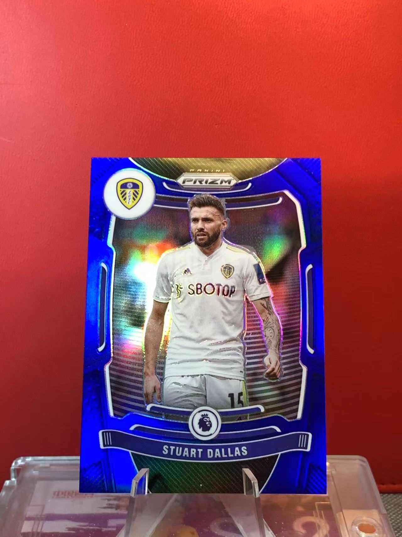 (詹叔代拍)2021-22 panini Prizm PZ 英超 Stuart Dallas 斯图尔特 达拉斯 利兹联 322/340编 蓝折 顺丰寄付 泰山