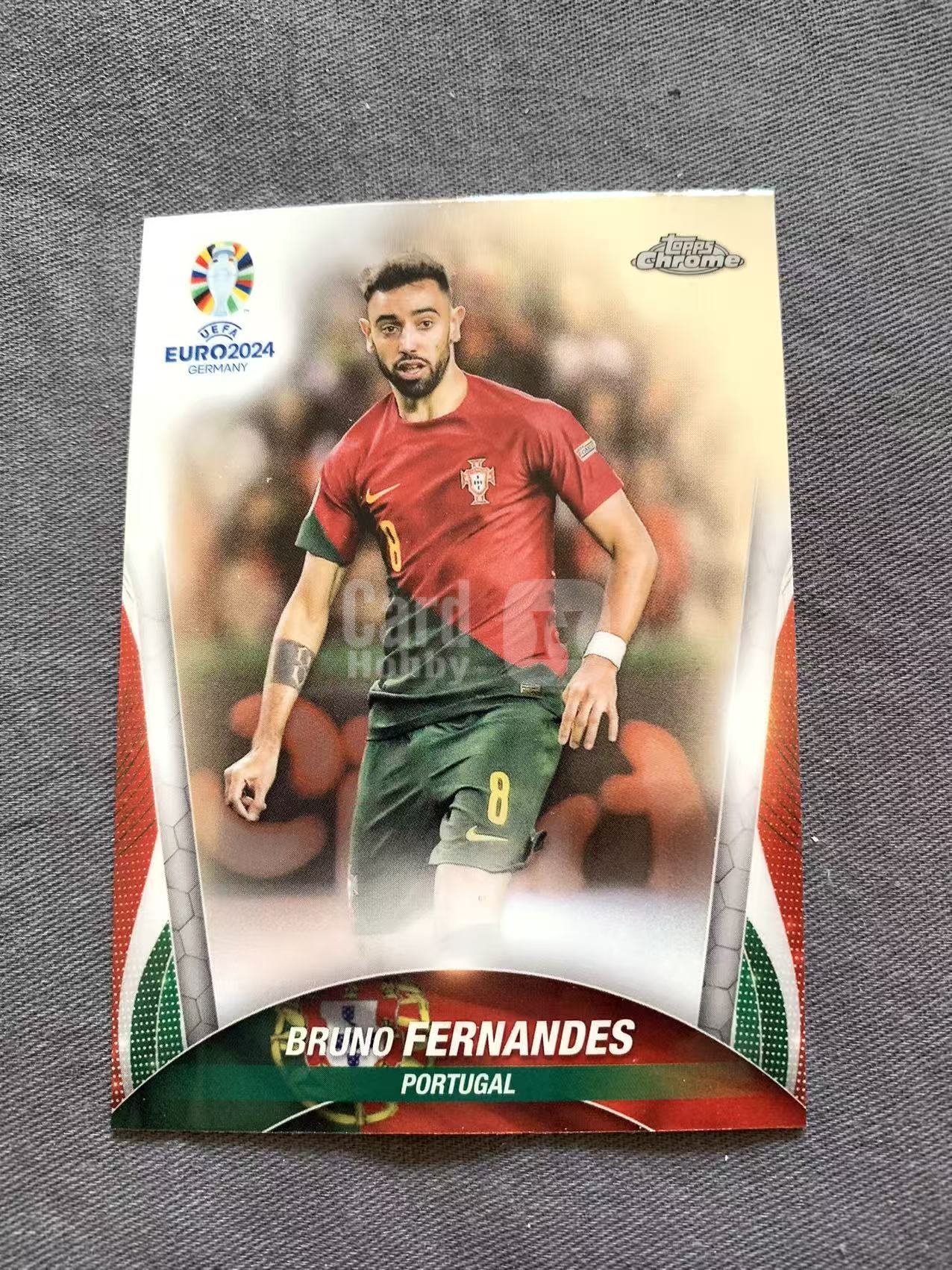 2024 Topps Chrome 欧洲杯 TC Bruno Fernandes B费 布鲁诺 费尔南德斯 曼联 红魔 葡萄牙 base 维稳