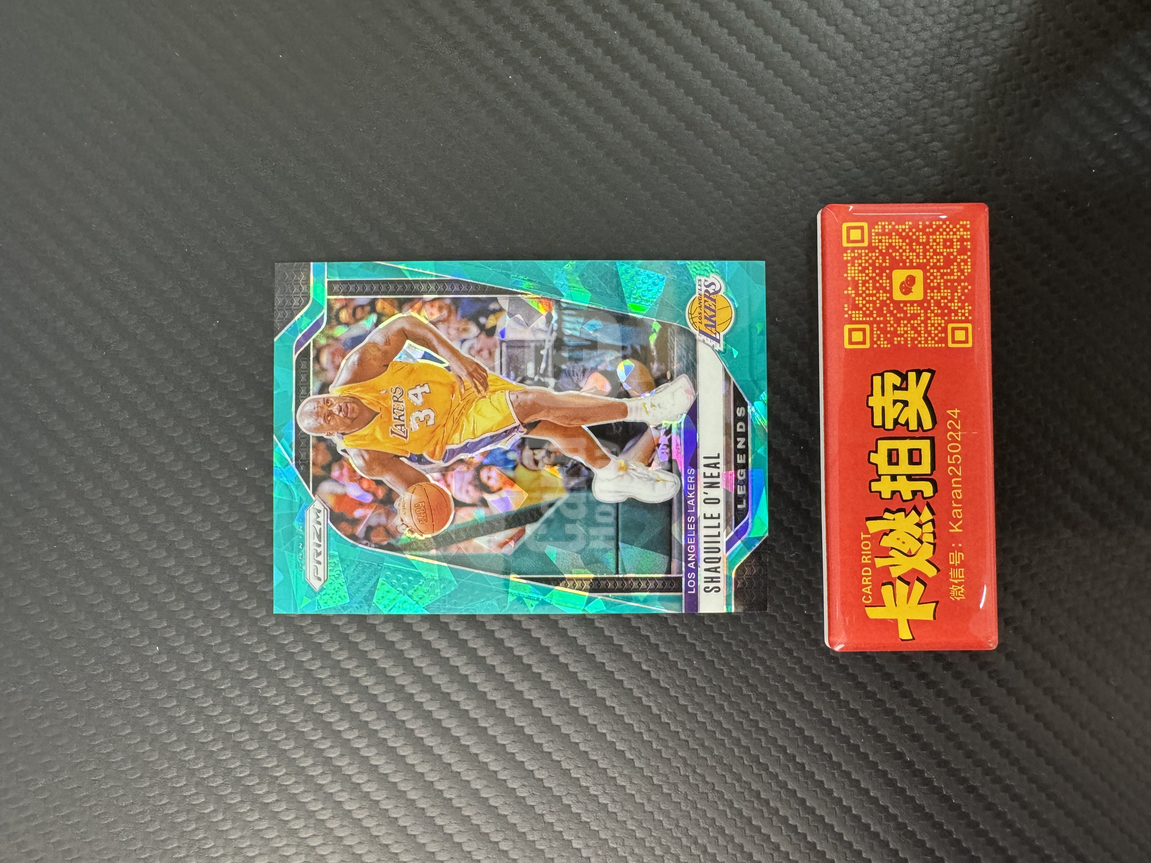 2024-25 Panini Prizm Shaquille O'Neal PZ 湖人 沙奎尔 奥尼尔 大鲨鱼 /225编 折射 青碎冰 凑套 值得收藏 不保卡品 DDD9