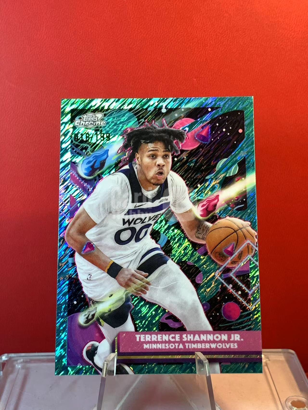 (詹叔代拍)2025-26 Topps Cosmic Chrome Terrence Shannon Jr. 宇宙 森林狼 小特伦斯香农 018/199编 顺丰寄付 泰山