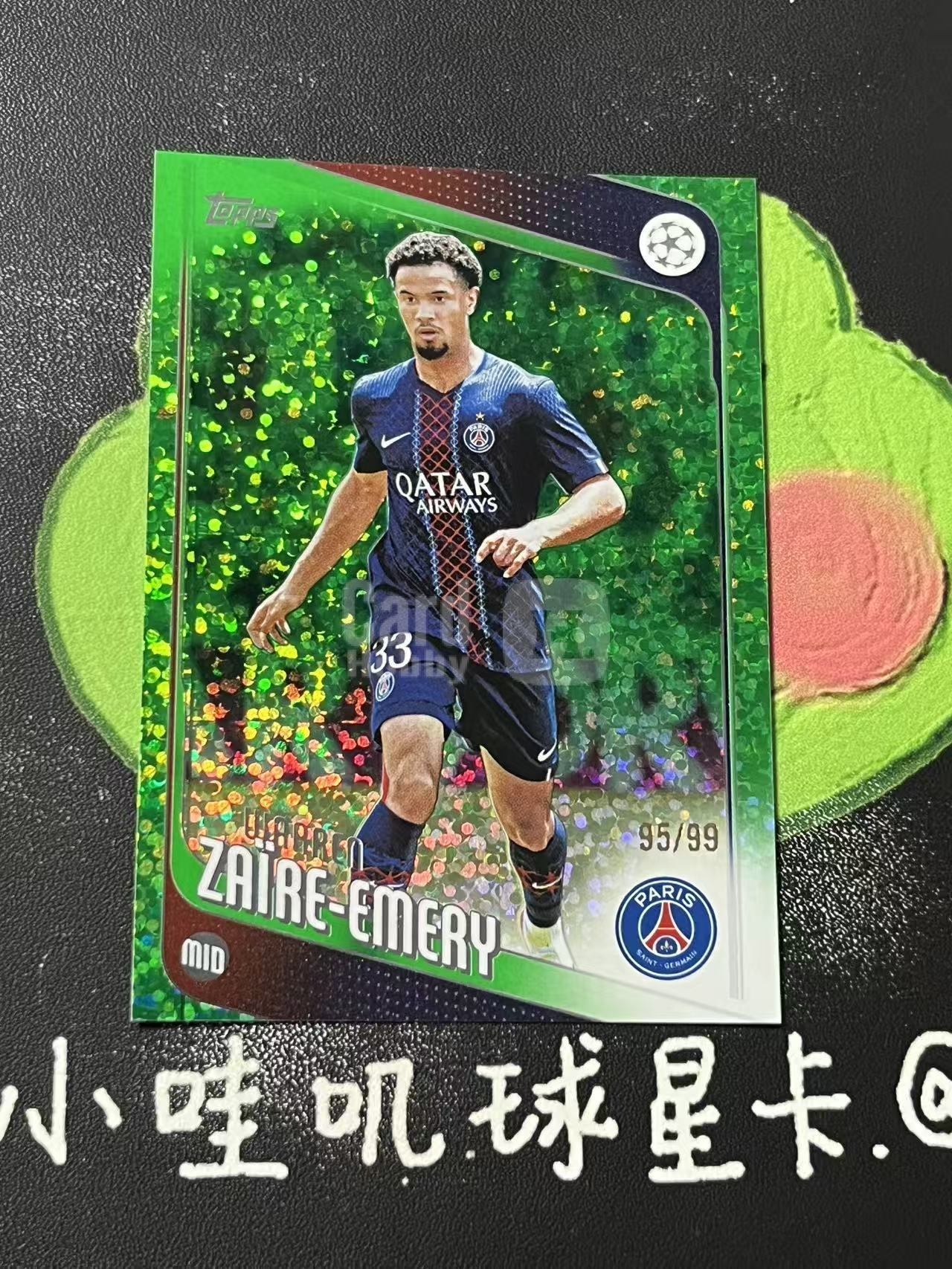 2026 Topps Topps Warren Zaire-Emery 欧战UCC 巴黎圣日耳曼 埃梅里 99编【ZYP代拍】北凉