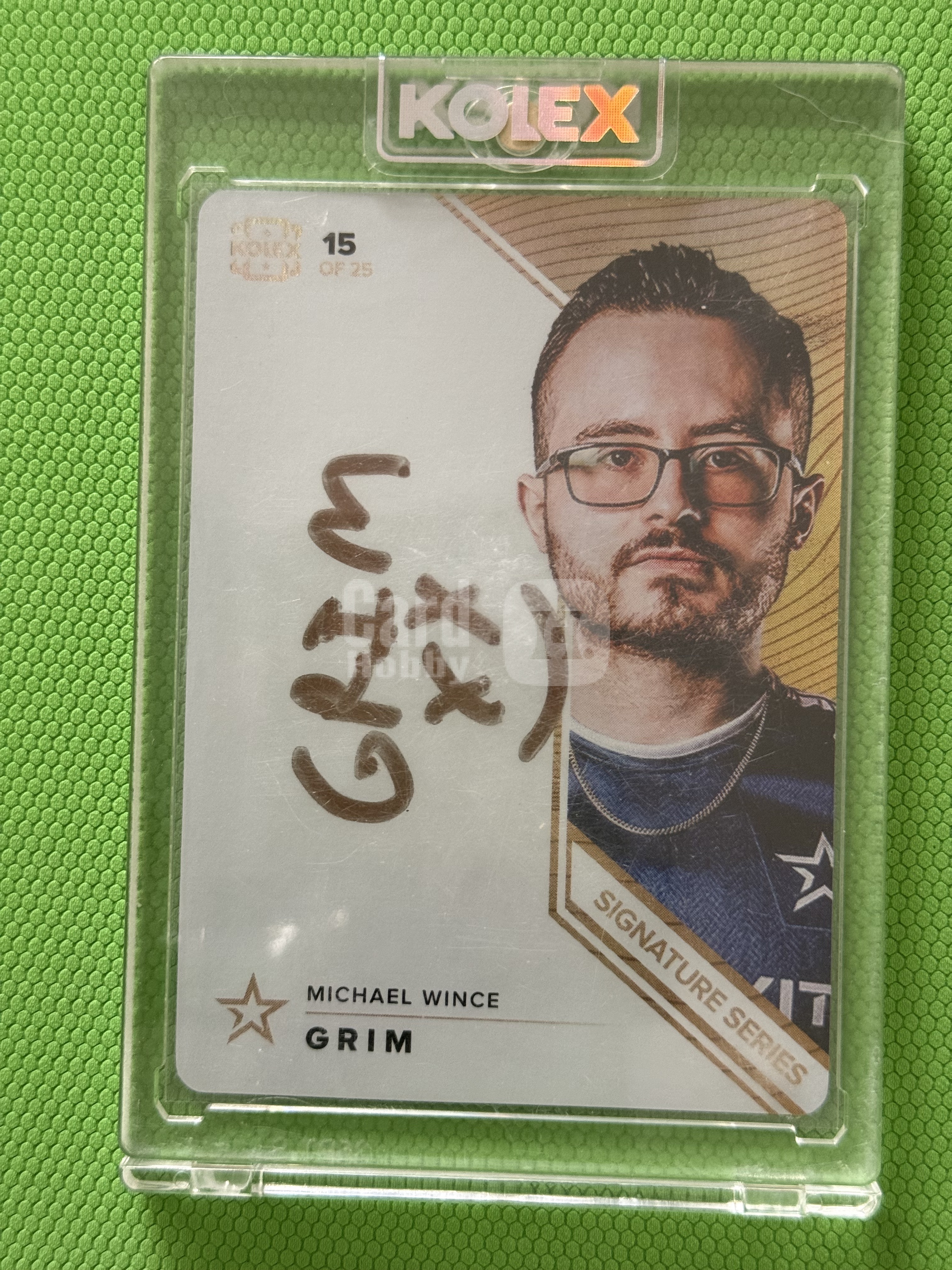 2023 KOLEX CSGO 卡品如图 【15/25】grim 粉盒签字 限量25张 收藏必备 cjh