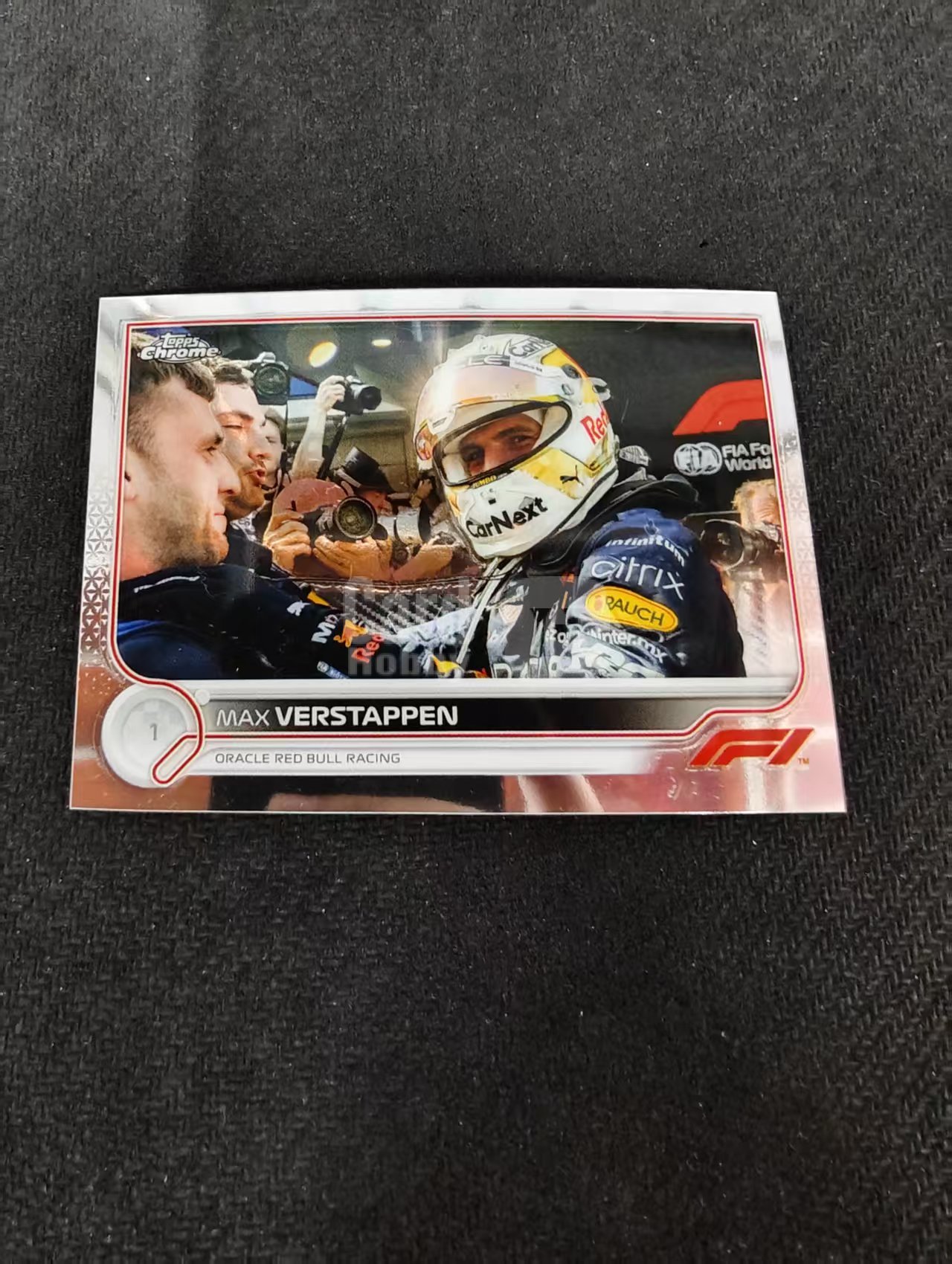 2022 Topps Chrome F1 Max Verstappen 维斯塔潘 红牛 划痕 边角瑕疵 #4