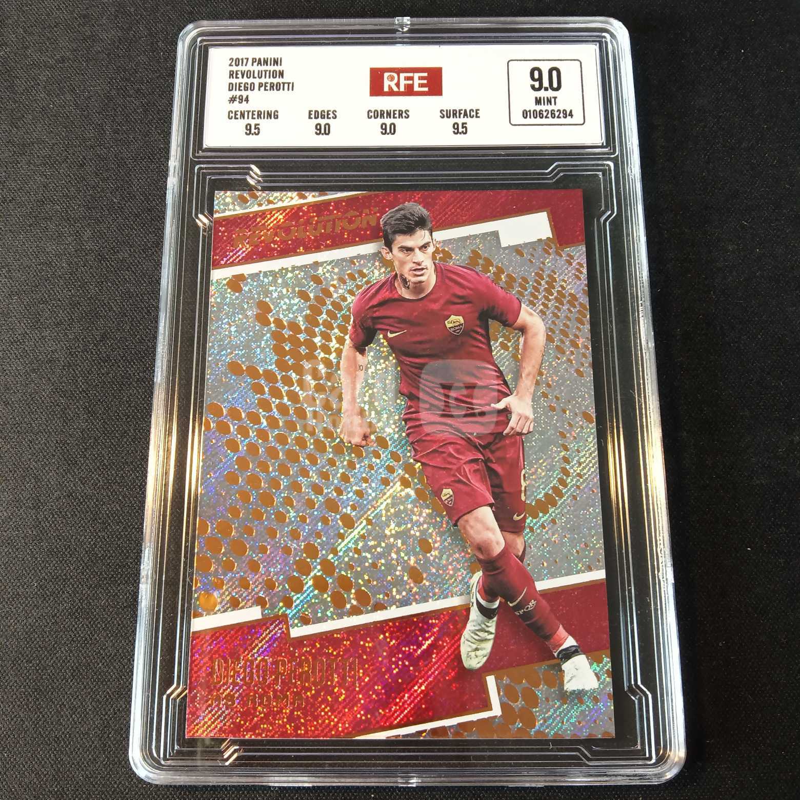 2017 Panini Revolution 佩罗蒂 评级卡 罗马 折射 实卡精美稀有 品质保障 投资收藏必备 保值回购 详情见说明 【蓝色星球】