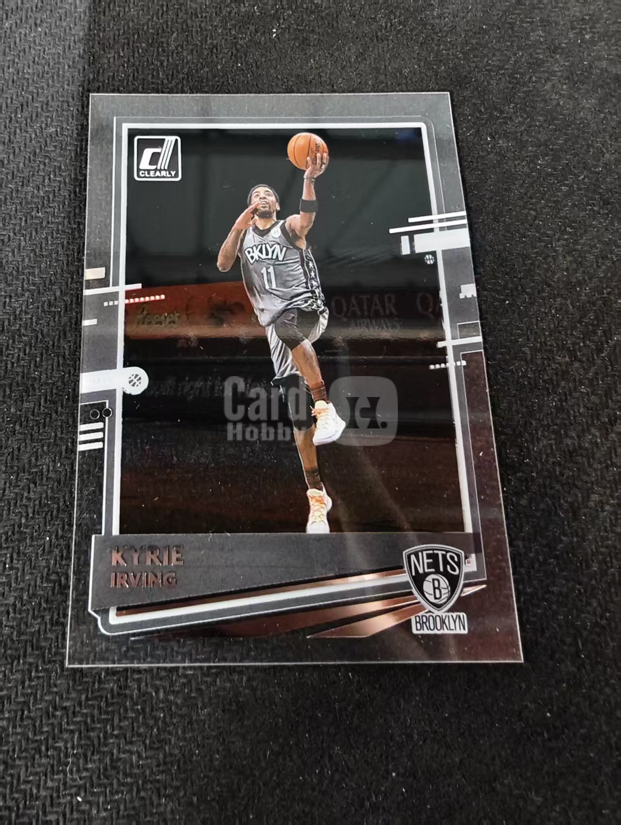 2020-21 Panini Clearly Donruss Kyrie Irving 篮网 凯里 欧文 杜蕾斯 胶片 划痕 边角瑕疵 #46